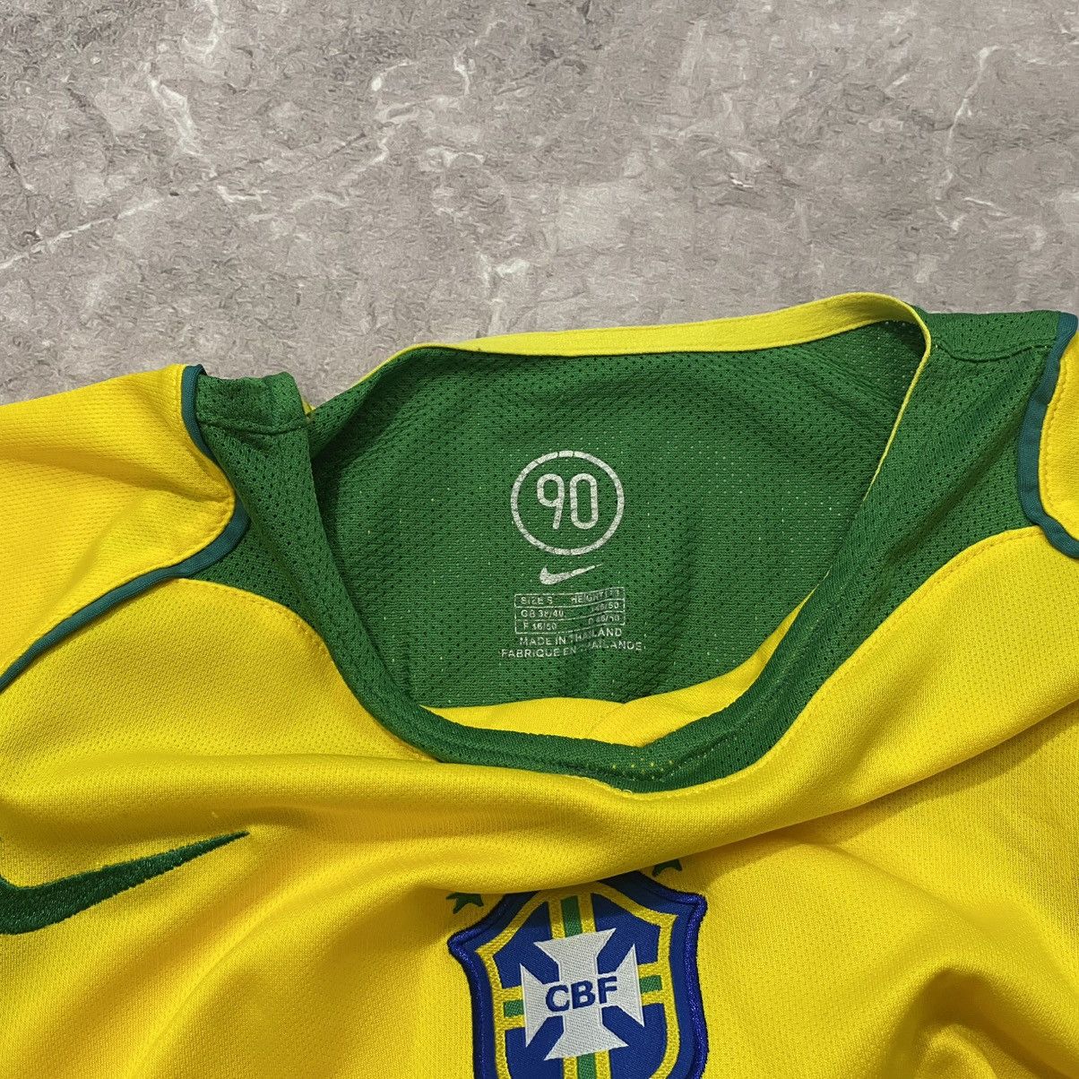 Nike RONALDINHO ! NIKE BRAZIL TEE SOCCER JERSEY 00S Size US S / EU 44-46 / 1 - 9 Thumbnail