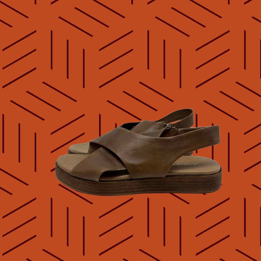 Vintage Pre-Owned Antelope Tan Size 40 Strappy Sandals Size US 10 / IT 40 - 1 Thumbnail