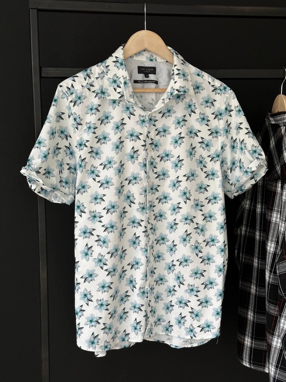 Ted Baker Ted Baker Floral Print Hawaii Short Sleeve Summer Shirt Size US L / EU 52-54 / 3 - 1 Thumbnail