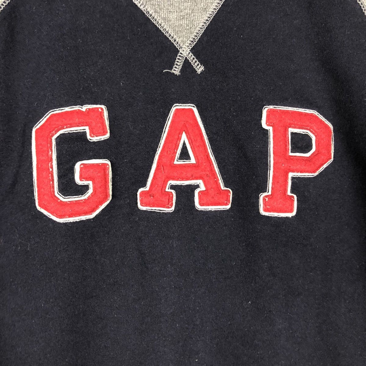 Gap × Japanese Brand Vintage Gap Sweatshirt Spell Out Streetwear Medium Size US M / EU 48-50 / 2 - 10 Thumbnail