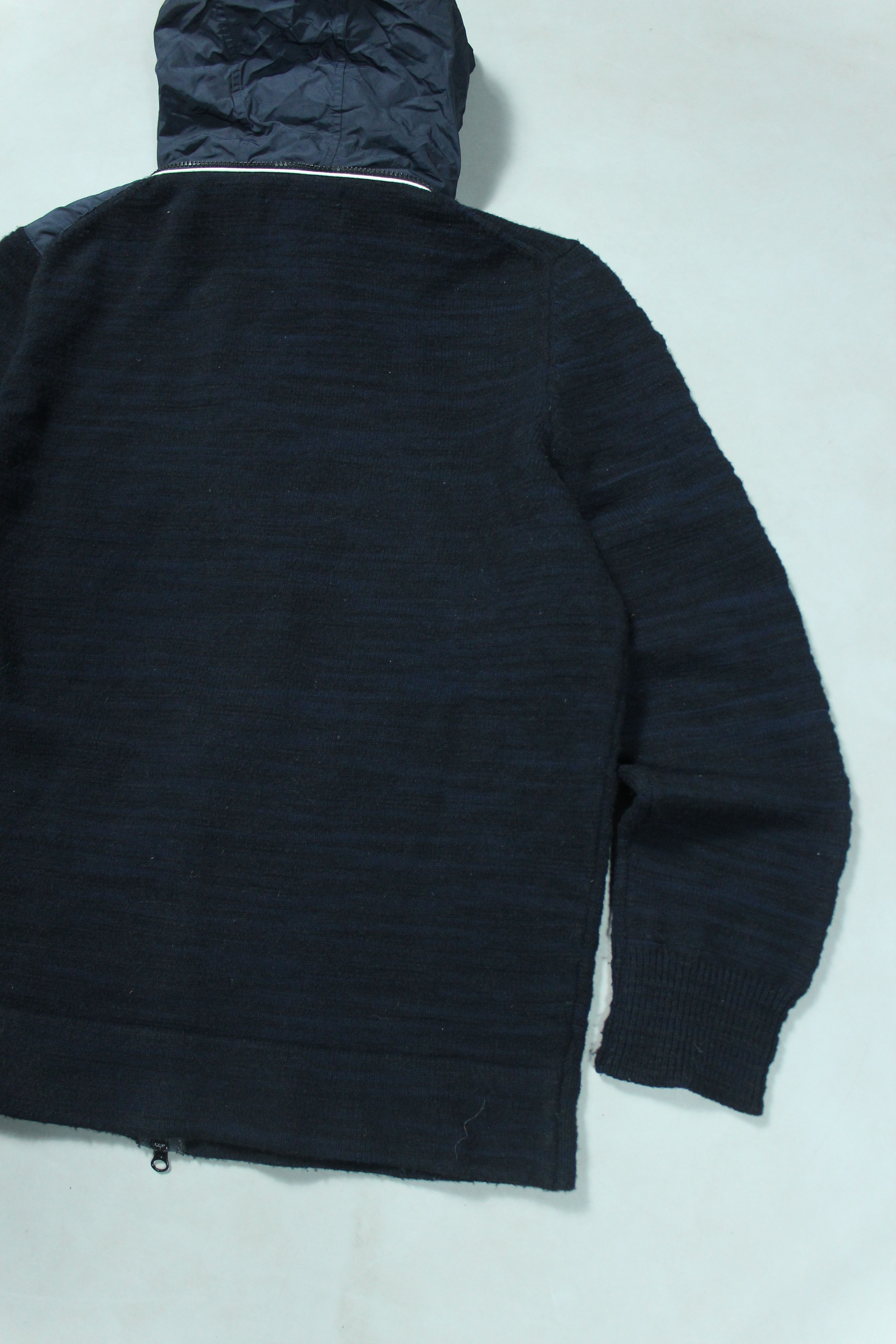 Stone Island ⛰️ STONE ISLAND KNIT ZIP HOODED WOOL JACKET NYLON METAL XL Size US XL / EU 56 / 4 - 7 Thumbnail