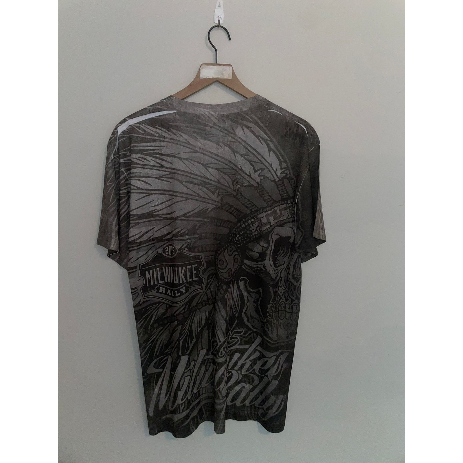 Vintage Milwaukee Rally Sublimation Shirt Motorcycle Biker Tee NWT L Size US L / EU 52-54 / 3 - 8 Thumbnail