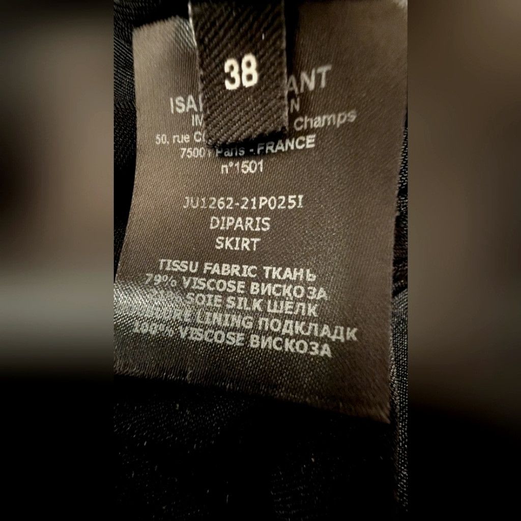 Isabel Marant Isabel Marant Gathered Front Black Mini Skirt Size 38" / US 16 / IT 52 - 4 Thumbnail