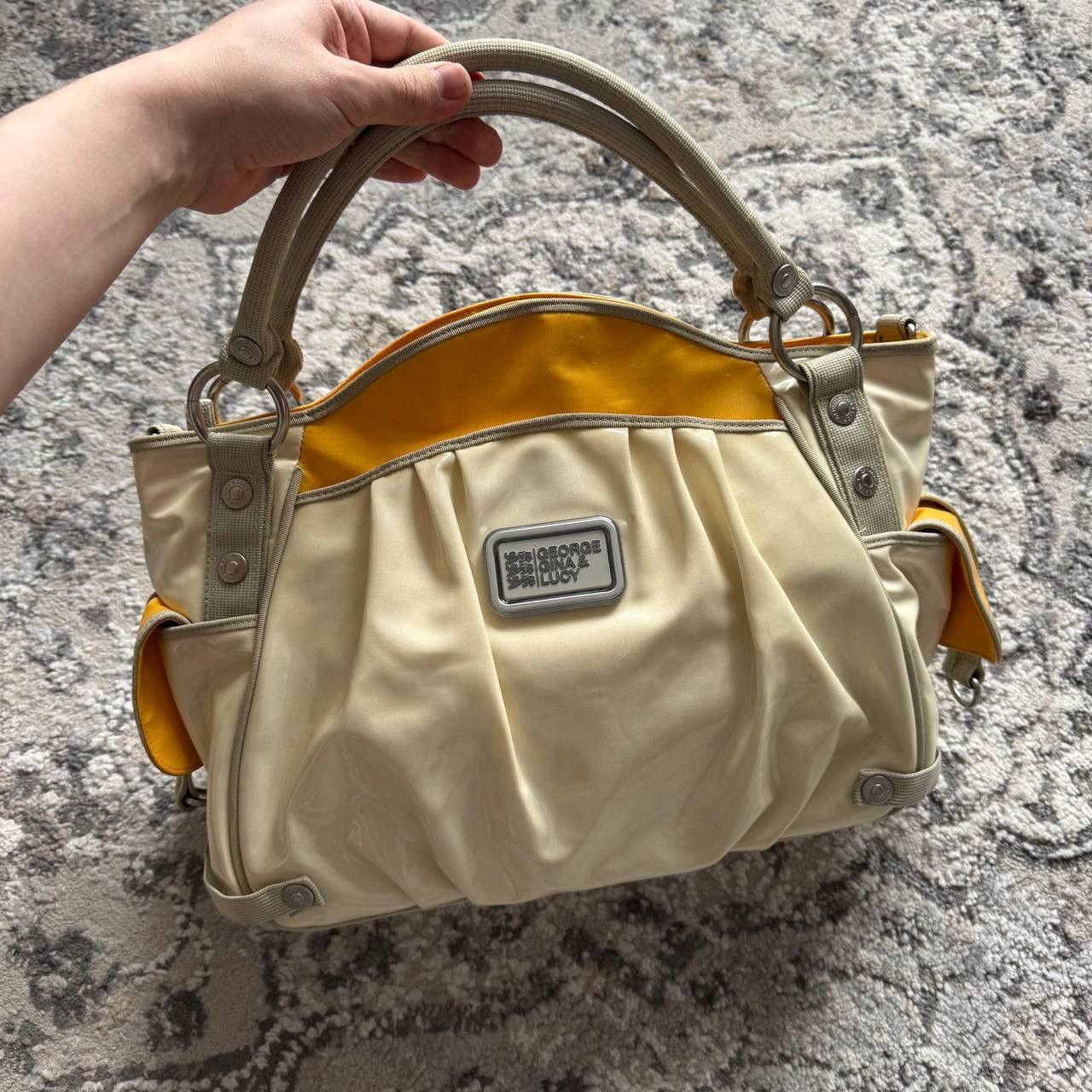 Japanese Brand George Gina & Lucy GGL PVC Glam Boho Avantgarde Retro Bag Size ONE SIZE - 2 Thumbnail