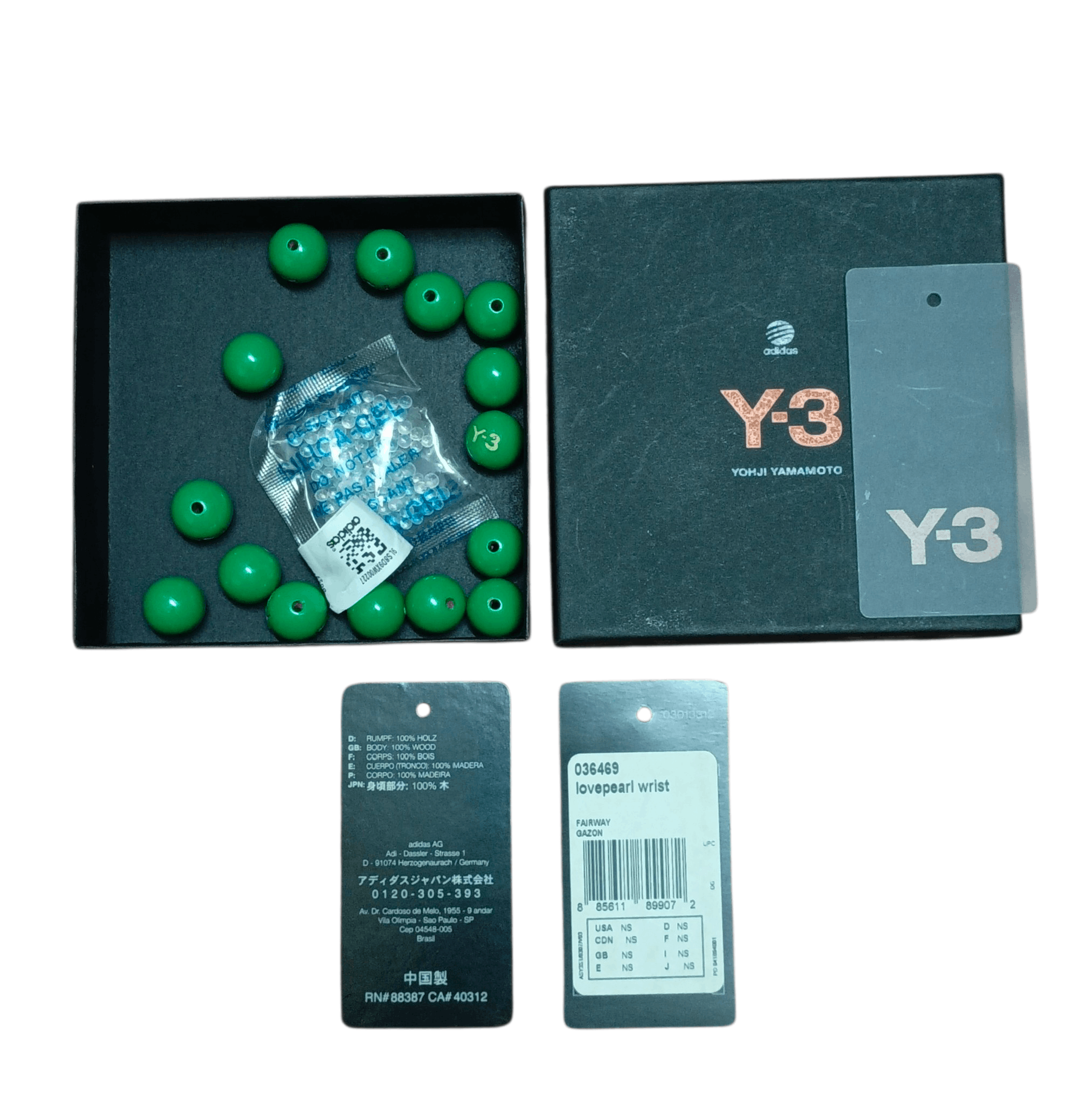 Yohji Yamamoto Yohji Yamamoto x adidas love pearl wrist Size ONE SIZE - 1 Preview