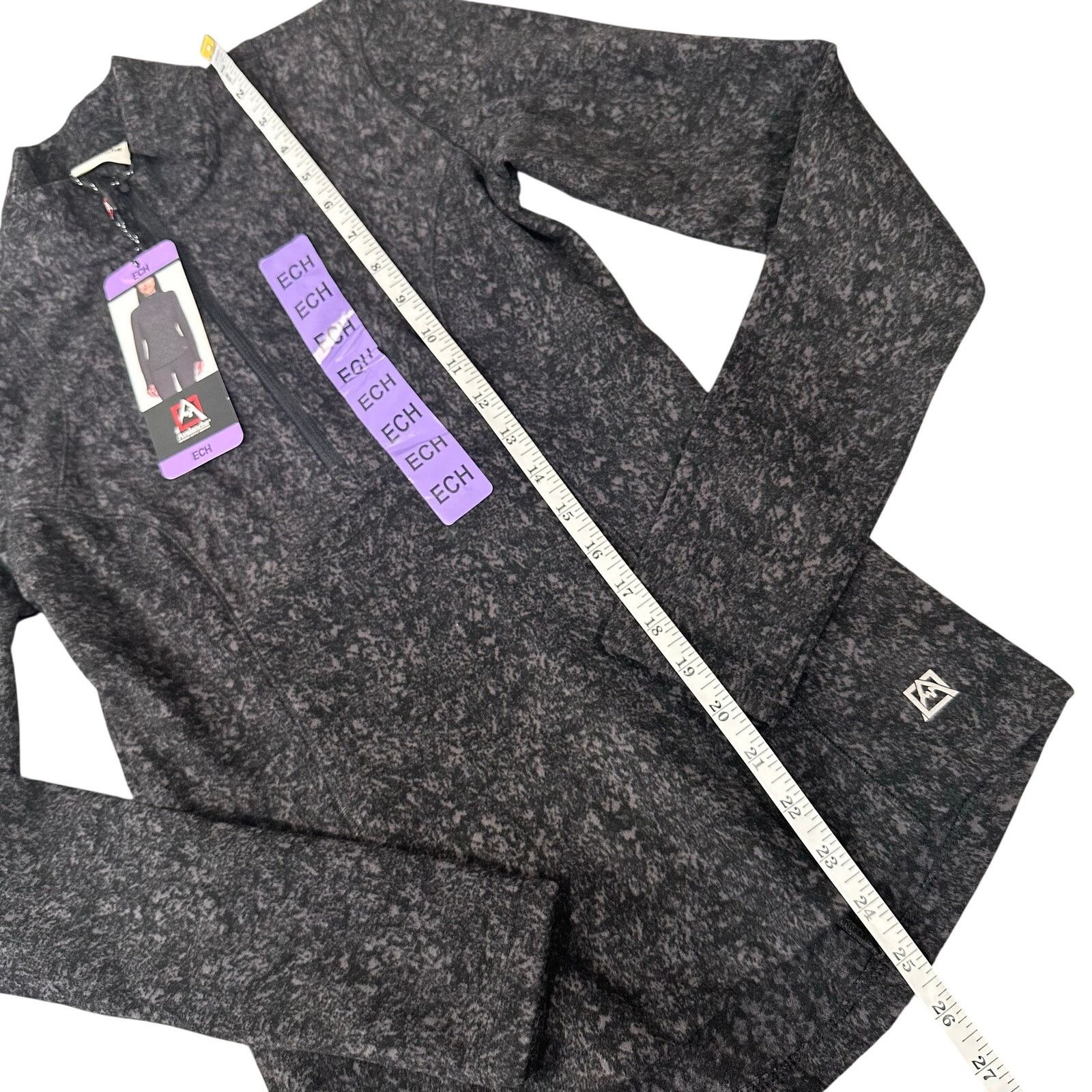 Avalanche Avalanche Quarter-Zip Marled Fleece Pullover Sweater Size XS Size XS / US 0-2 / IT 36-38 - 4 Thumbnail