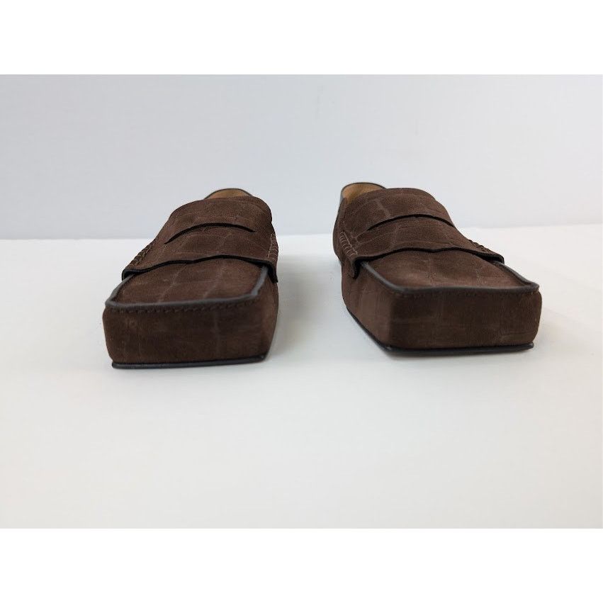 Jacquemus o1rshd1 Les Mocassins Carre Loafer Boots in Dark Brown Size US 12 / EU 45 - 9 Thumbnail