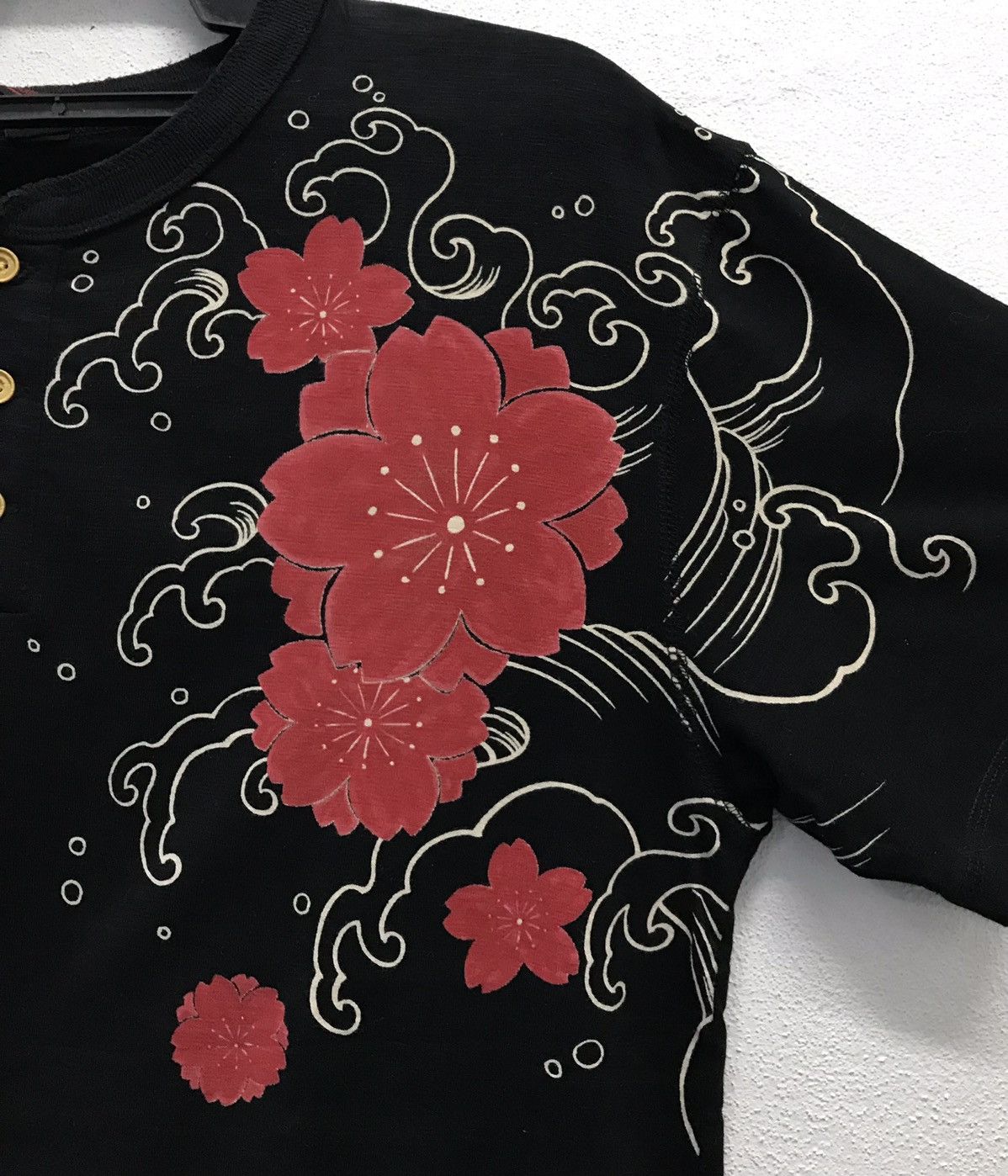 Japanese Brand × Vintage Vintage Japanese Flower Sukajan Shirt Size US XL / EU 56 / 4 - 5 Thumbnail