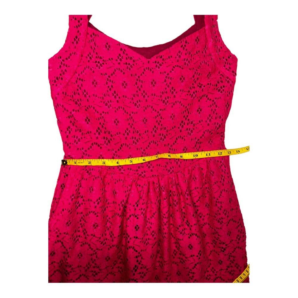 Designer Anthropologie l Deletta Red Lace Dress XS Size XS / US 0-2 / IT 36-38 - 5 Thumbnail