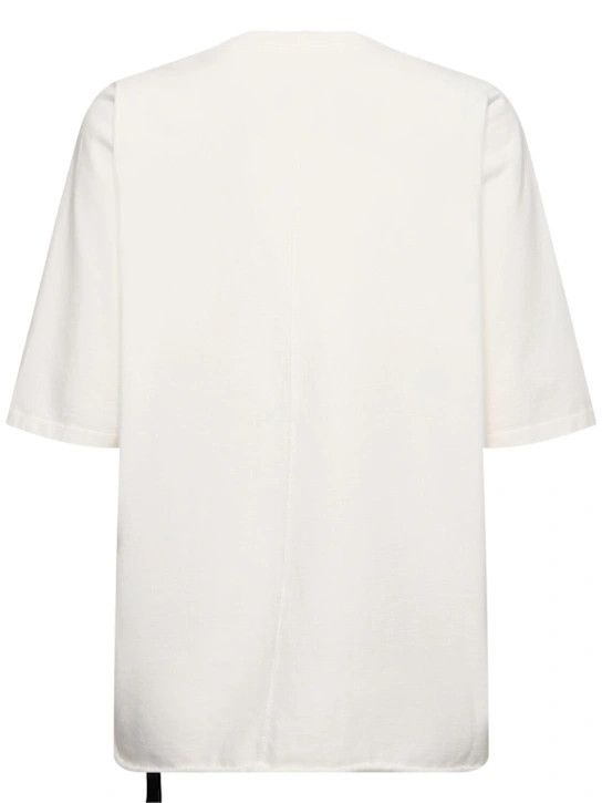 Rick Owens Drkshdw o1lsvrm0425 Hollywood Jumbo T-Shirt in Milk/Black Size US S / EU 44-46 / 1 - 2 Thumbnail