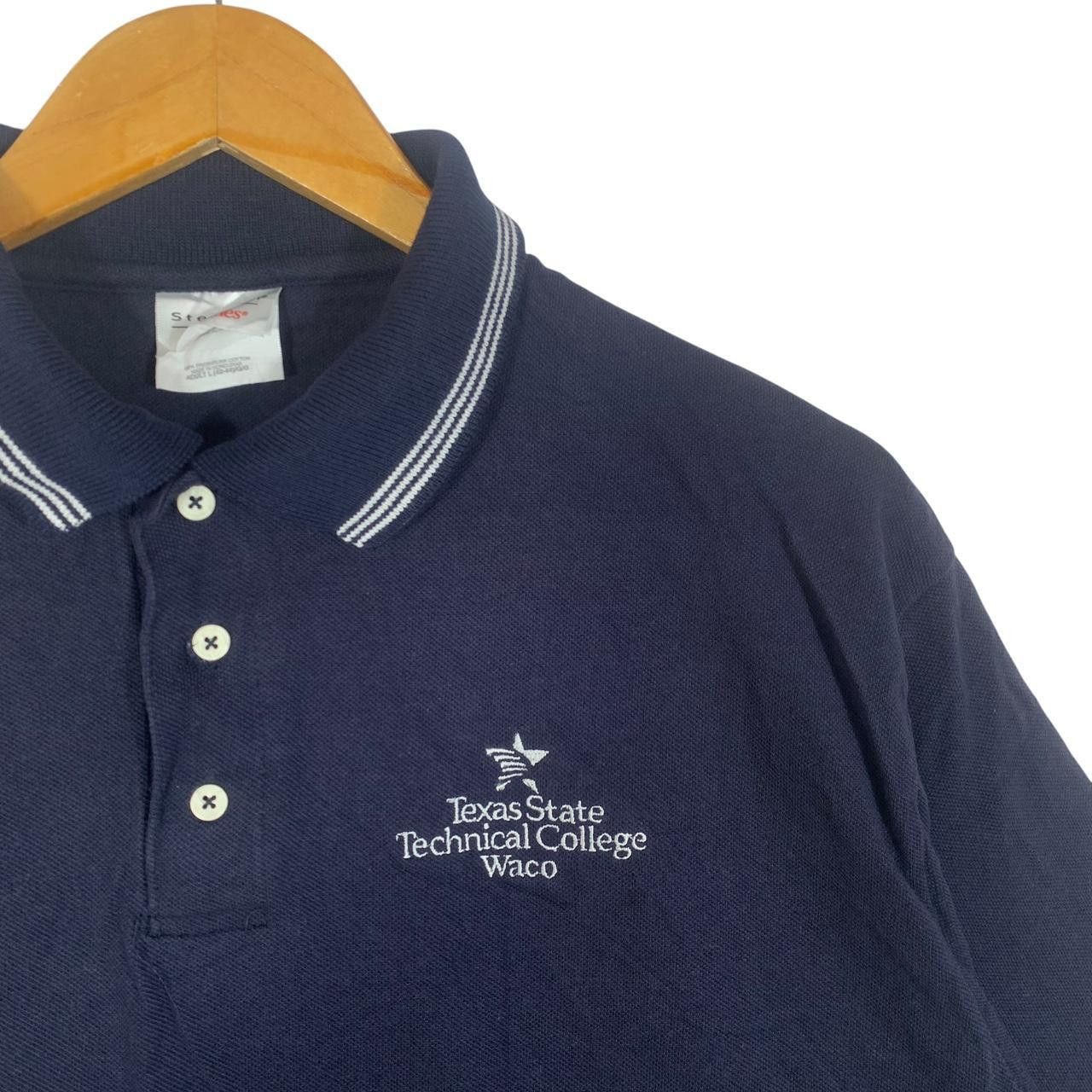 Vintage Vintage TEXAS STATE TECHNICAL COLLEGE Waco Polo Tee Shirt Size US L / EU 52-54 / 3 - 5 Thumbnail