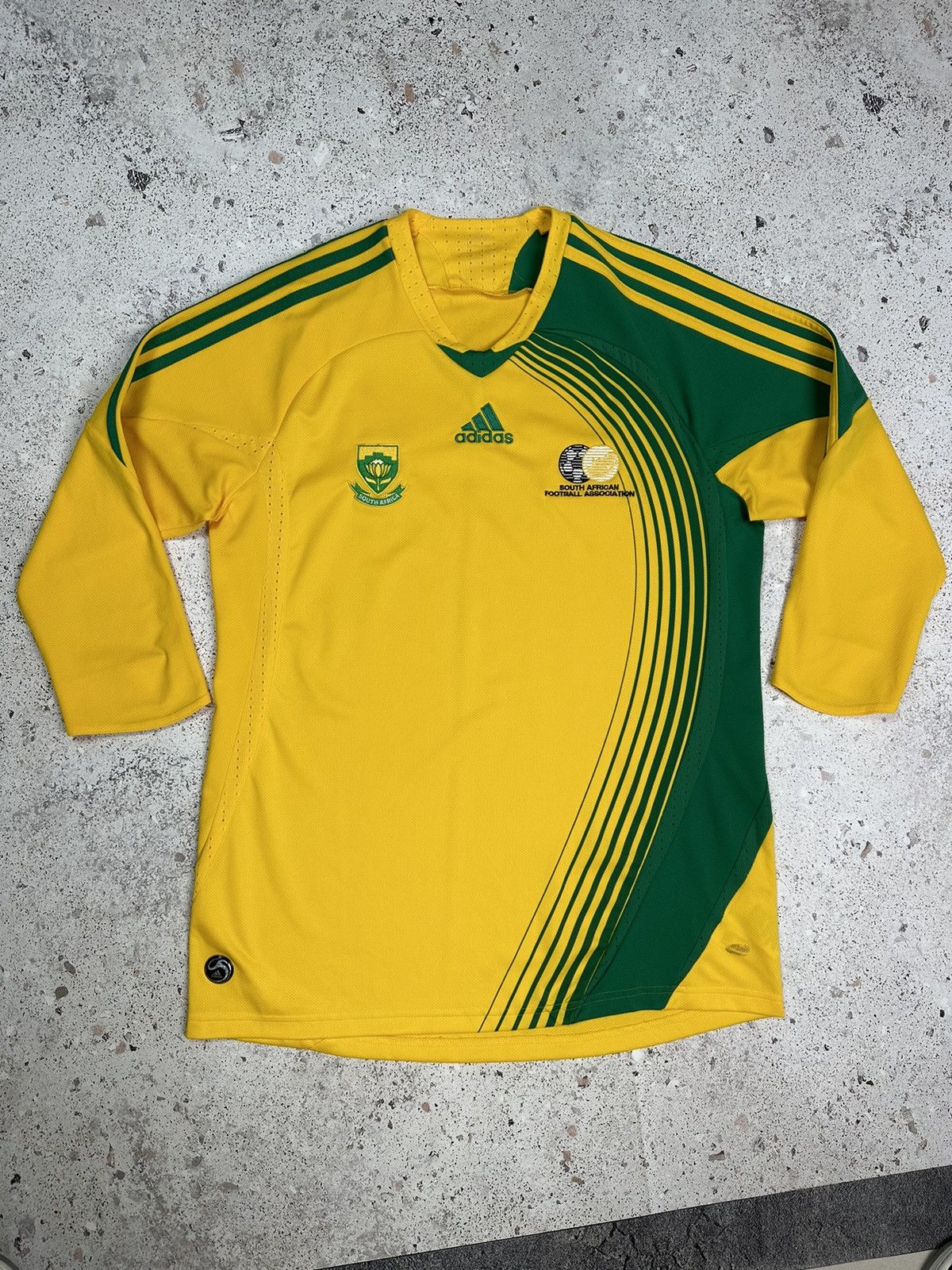 Adidas × Vintage SOUTH AFRICA 2007/2009 3/4 LONG SLEEVE SHIRT JERSEY ADIDAS M Size US M / EU 48-50 / 2 - 1 Thumbnail
