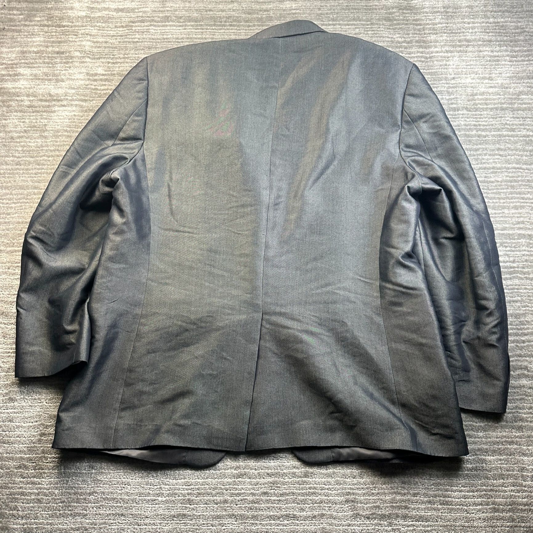 Ralph Lauren Ralph Lauren Blazer Mens 46R Gray 2 Button Sport Coat Size 46R - 2 Thumbnail