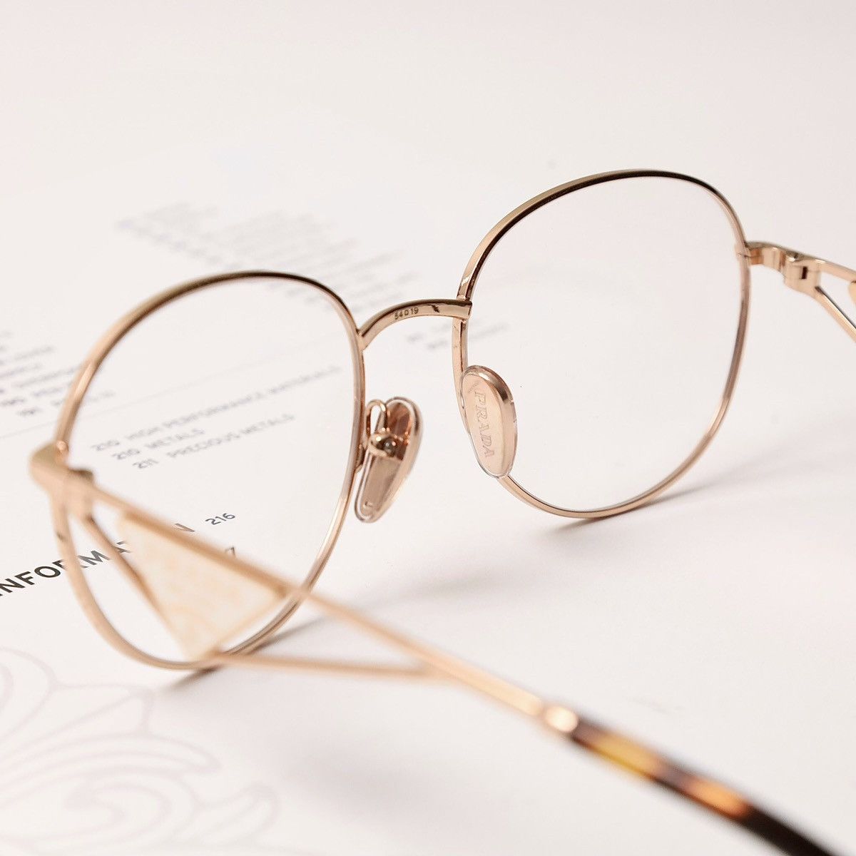 Prada PRADA 0PR A50V GLASSES Size ONE SIZE - 4 Thumbnail