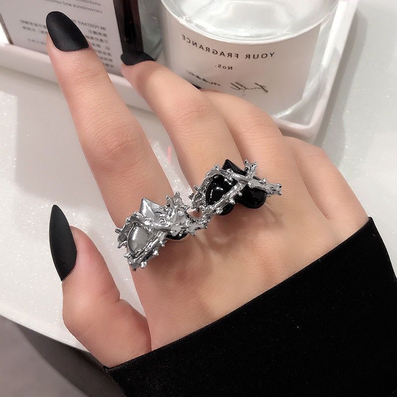 Jewelry Heart Matchless Jewelry Rings Open Chrome Ring (Size 7-13) Size ONE SIZE - 1 Thumbnail