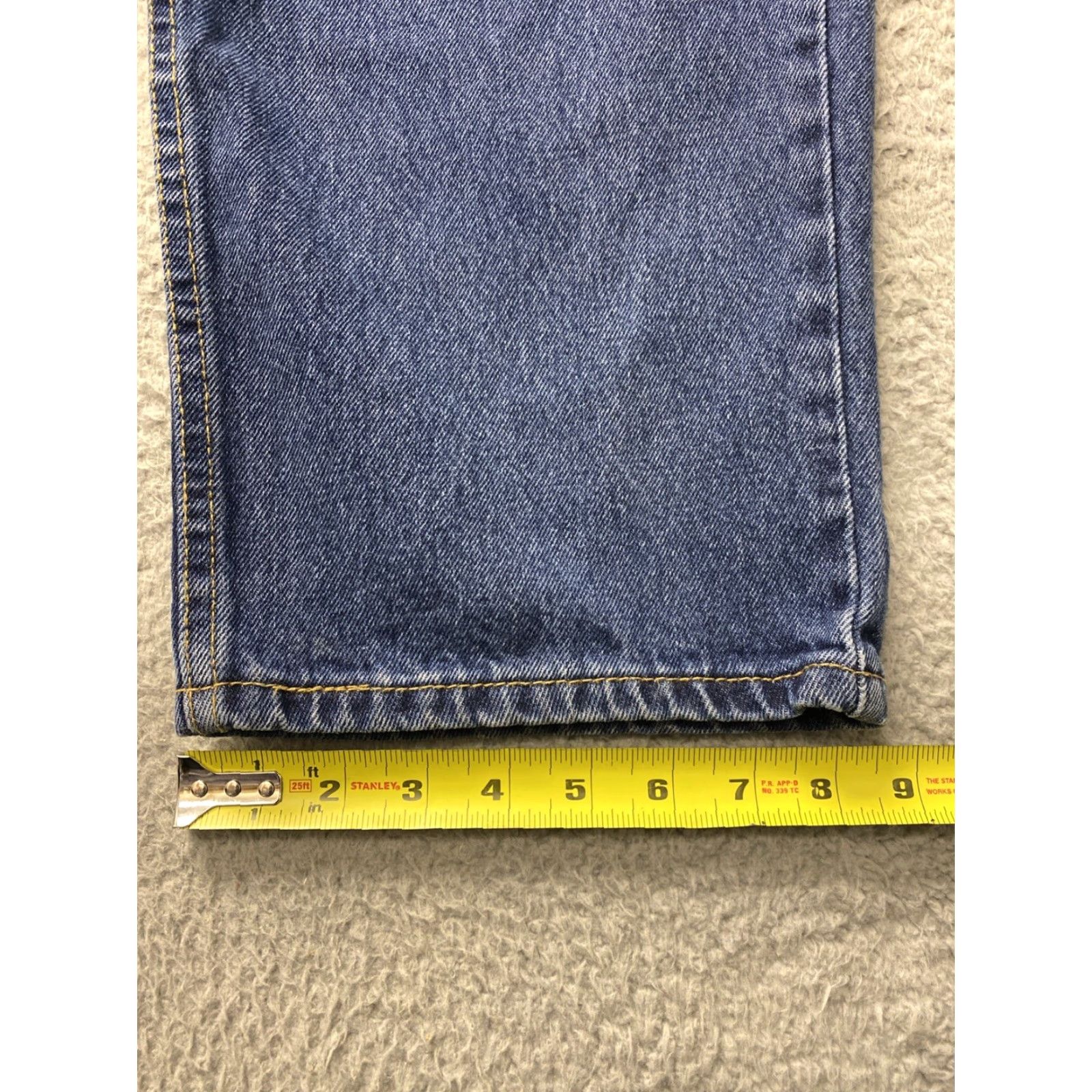 Levi's Levis 550 Jeans Mens 40x30 Blue Cotton Tapered Fit Denim Workwear /129-2 Size US 40 / EU 56 - 6 Thumbnail