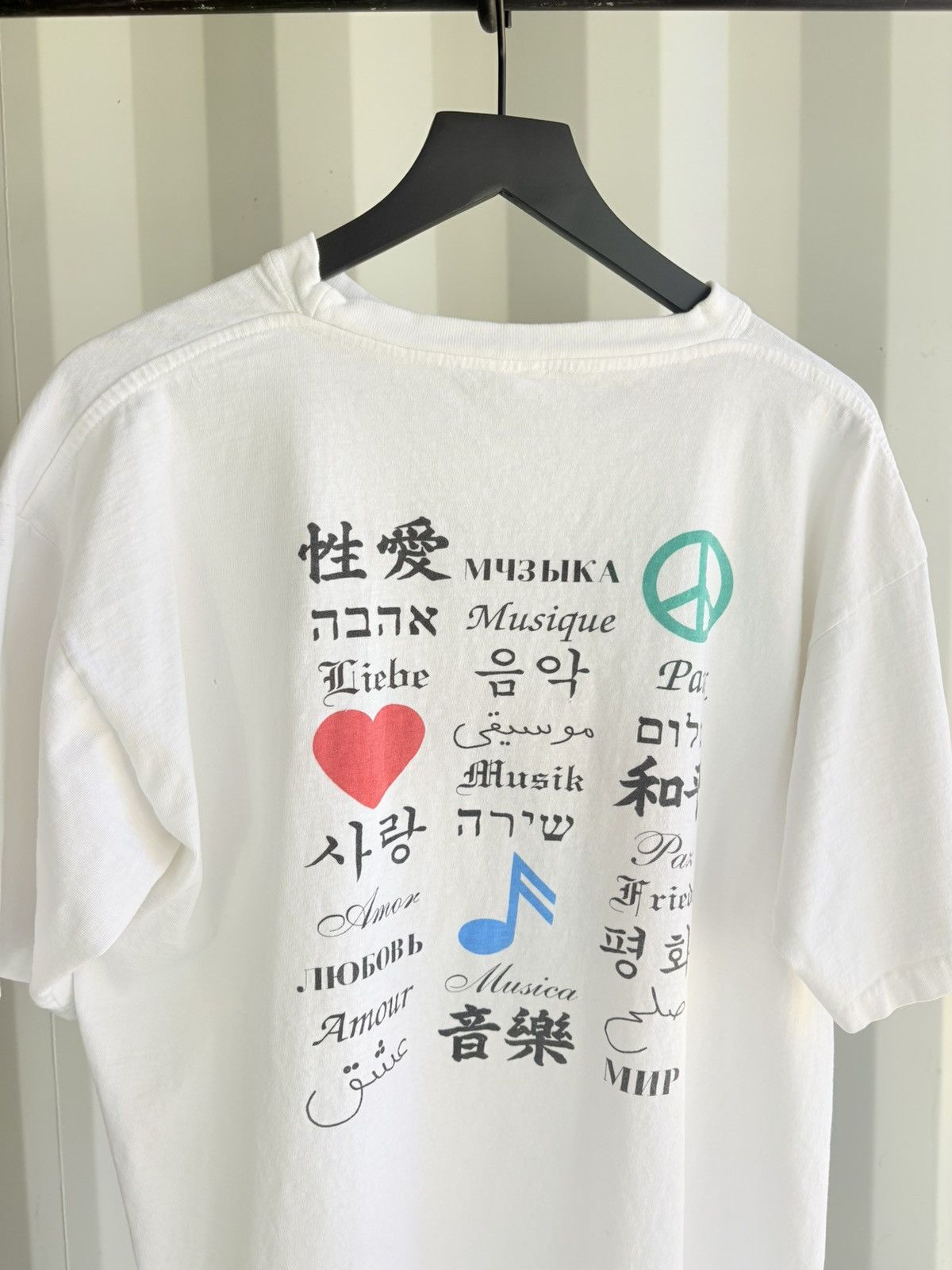 Band Tees Thrashed Woodstock 94 Band Faded Distressed ERD Grunge Size US XL / EU 56 / 4 - 6 Thumbnail