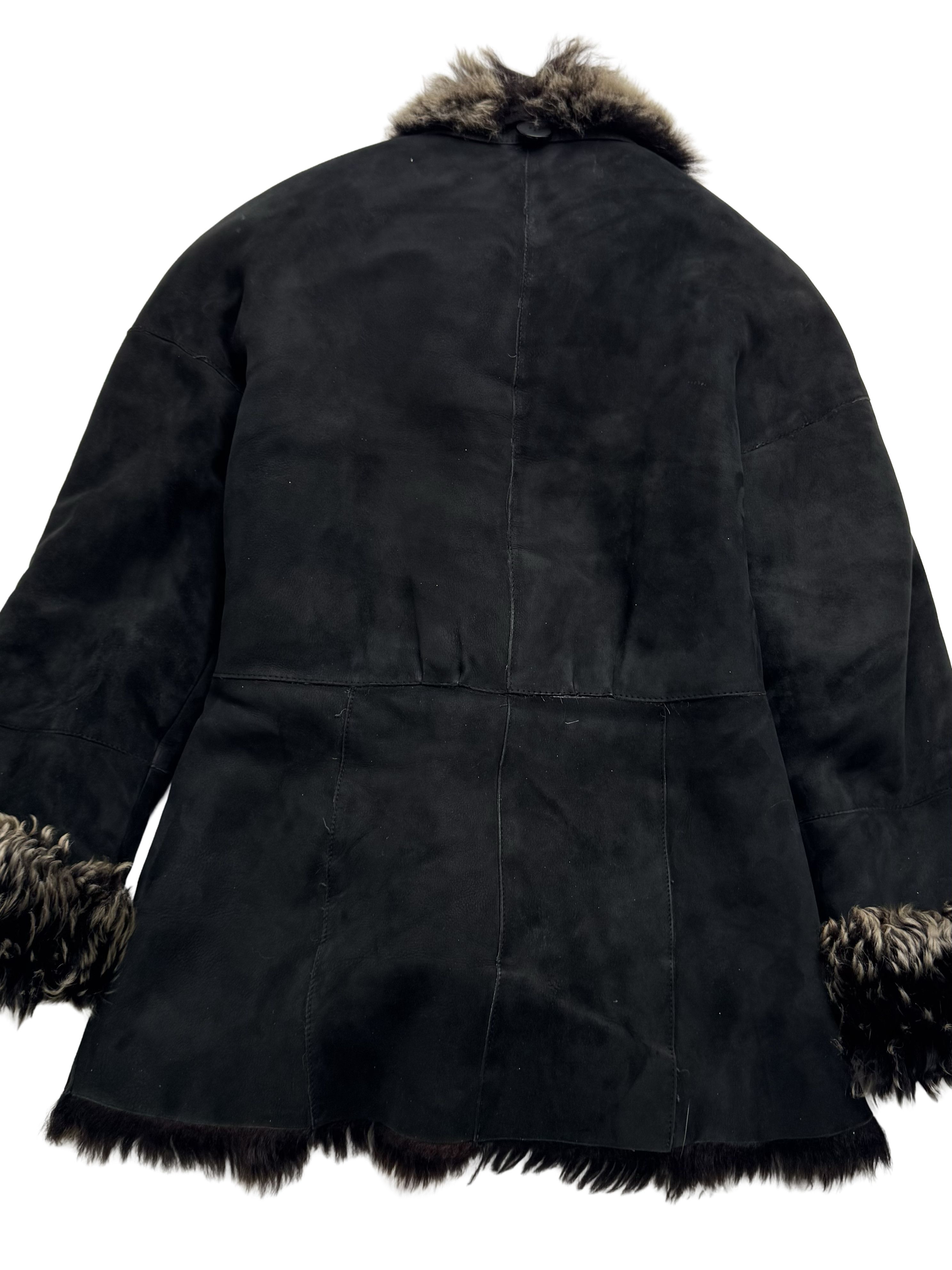 Vintage Vintage Genuine Leather Jacket With Asymmetry Neck Size M / US 6-8 / IT 42-44 - 16 Thumbnail