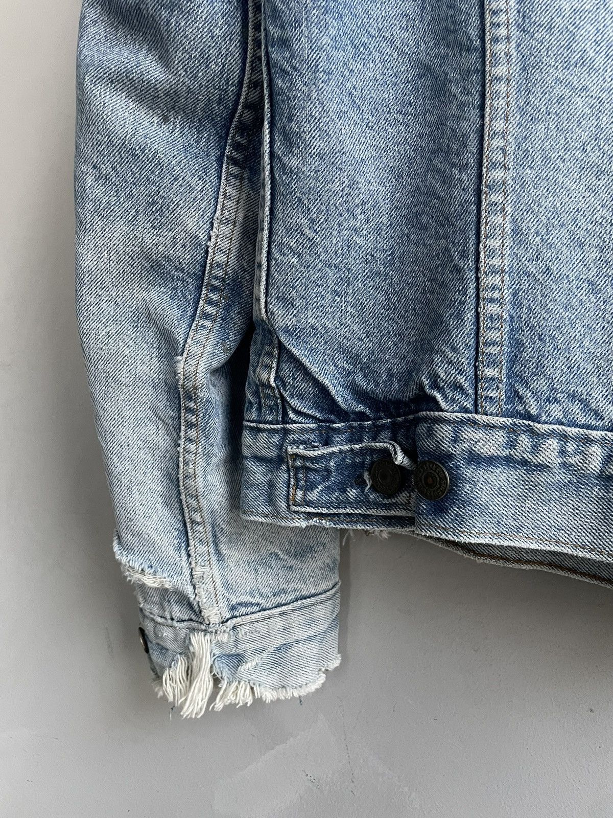 Levi's Kanye west style retro denim faded Levis jacket 90s Size US M / EU 48-50 / 2 - 12 Thumbnail