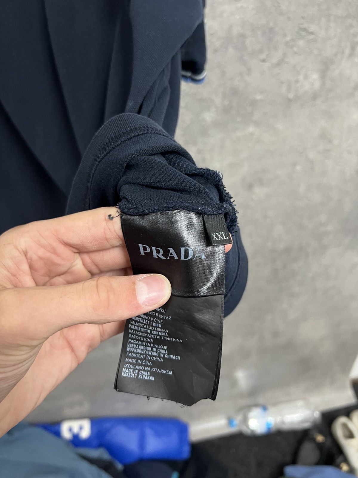 Prada Prada Polo Red Tab T Shirt Size US XXL / EU 58 / 5 - 5 Thumbnail