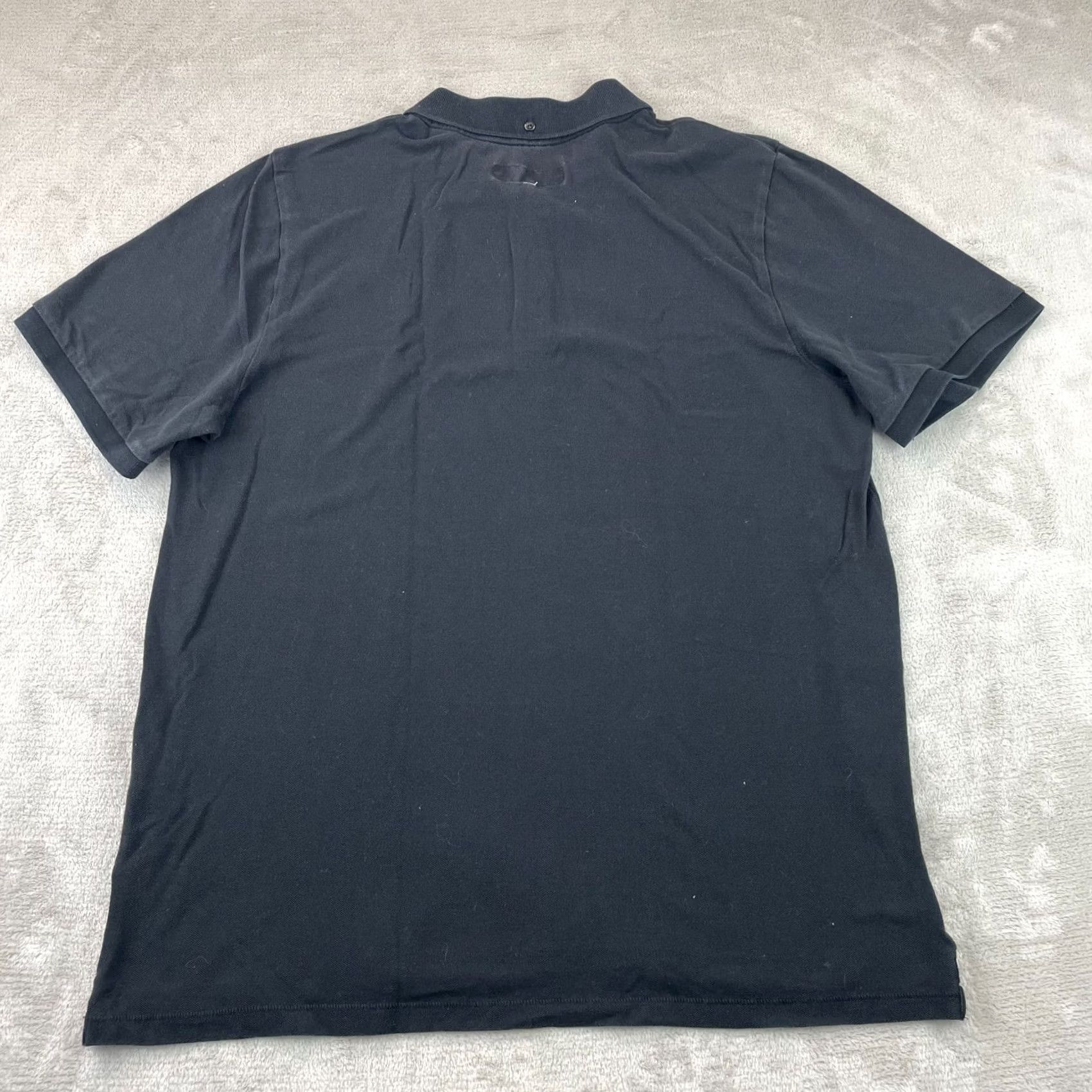 Rag & Bone Rag & Bone Polo Shirt Mens XL Black Peruvian Pima Cotton Short Sleeve Designer Shirt Size US XL / EU 56 / 4 - 6 Thumbnail