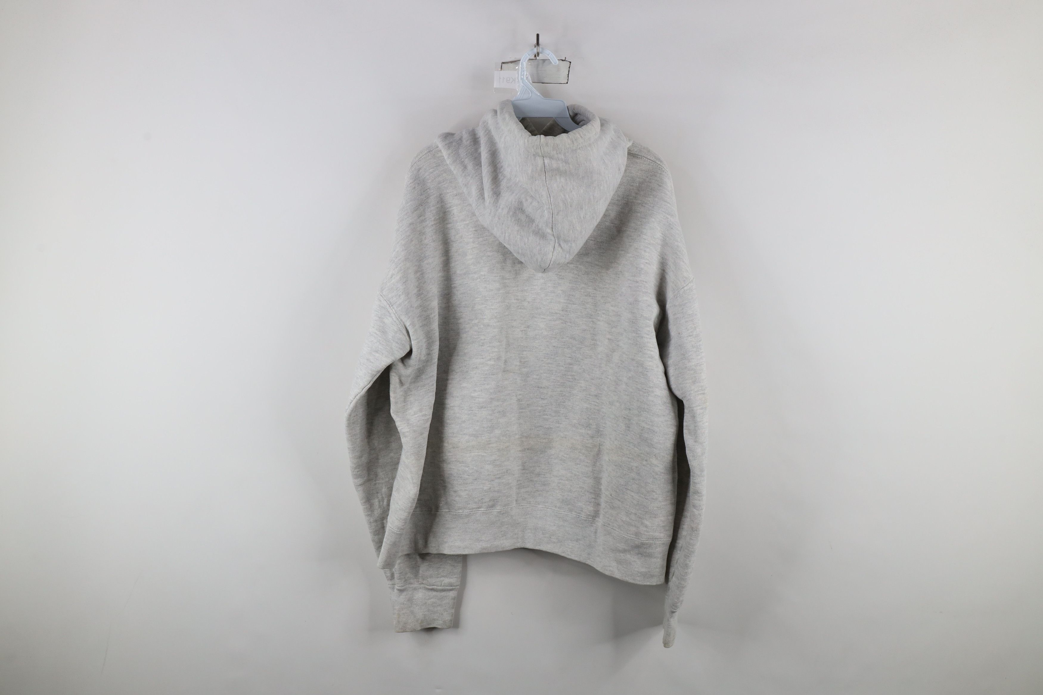 Vintage Vintage 90s Notre Dame University Football Hoodie Gray USA Size US XL / EU 56 / 4 - 12 Thumbnail