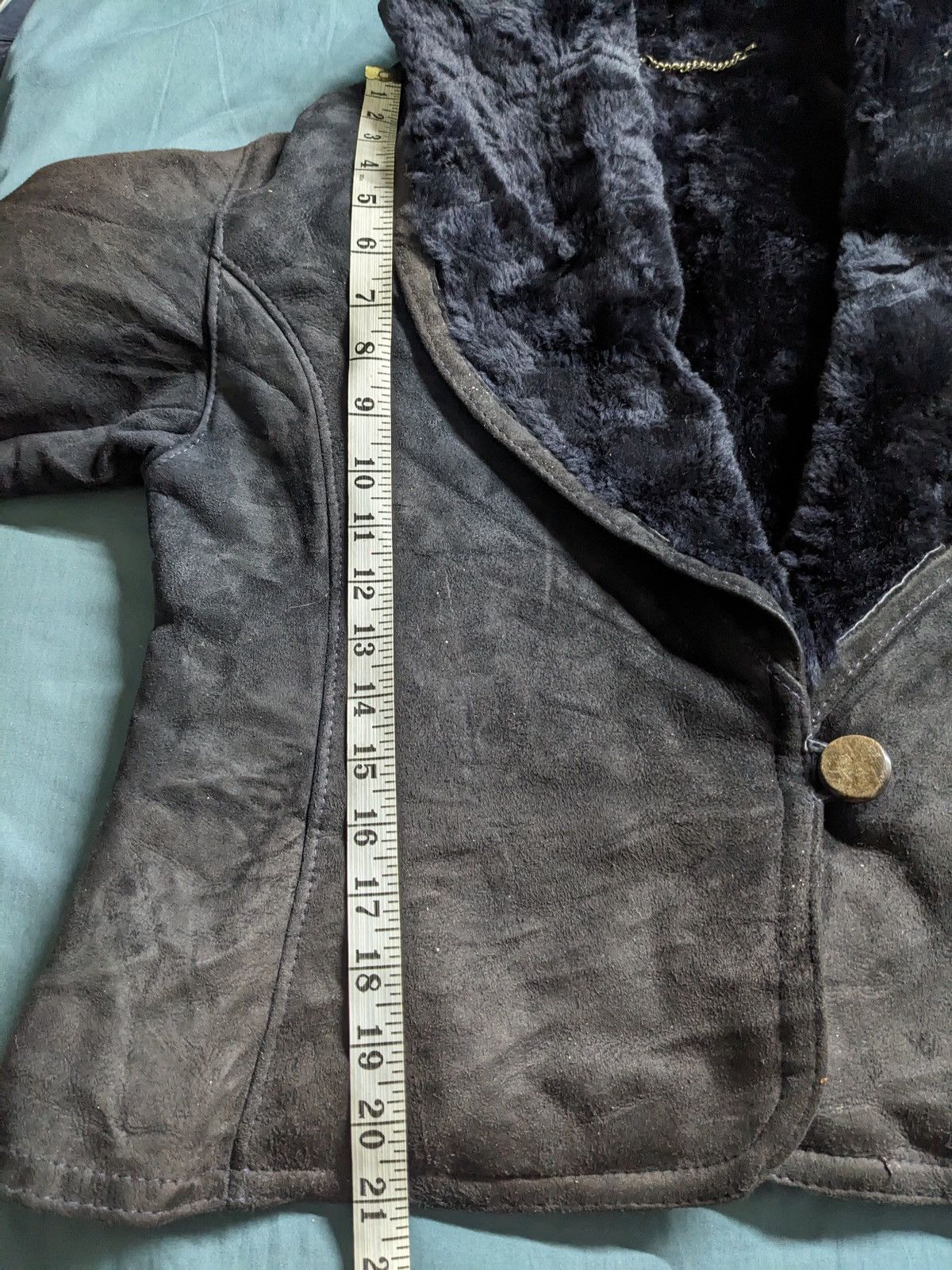 Vintage LAMBSKIN FUR JACKET MADE IN ENGLAND Size M / US 6-8 / IT 42-44 - 10 Thumbnail