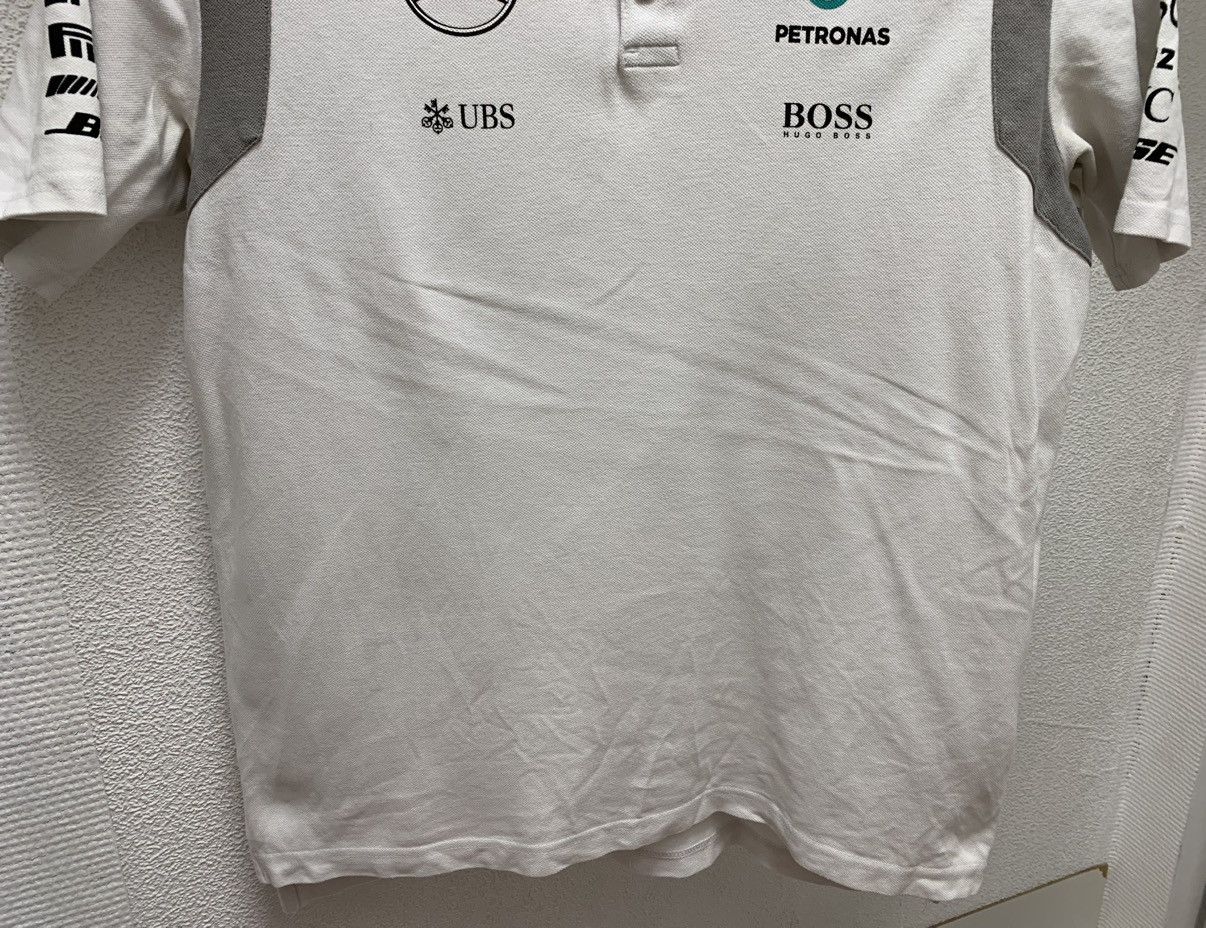 Mercedes-Benz Mercedes Benz Petronas white polo L size Size US L / EU 52-54 / 3 - 8 Thumbnail