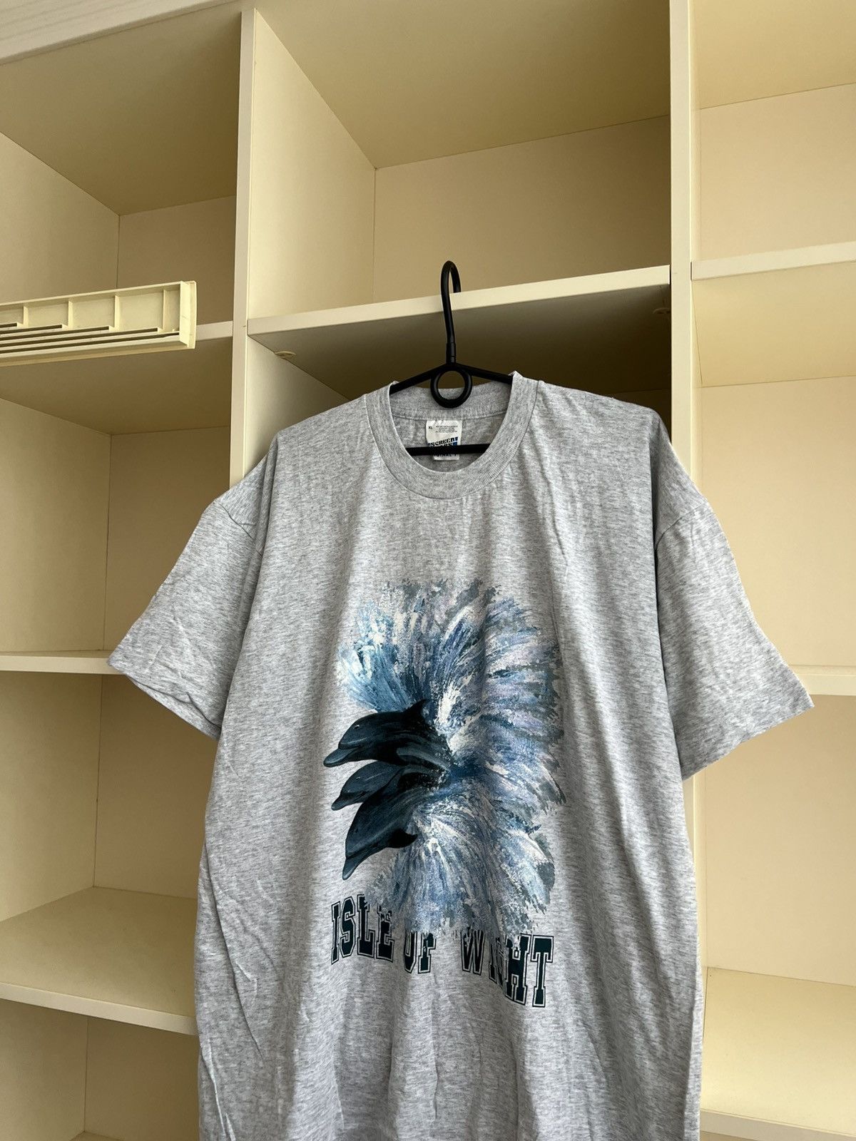 Vintage Vintage 1990s Isle Of Wight Dolphins T-Shirt Screen Stars Size US XL / EU 56 / 4 - 2 Thumbnail