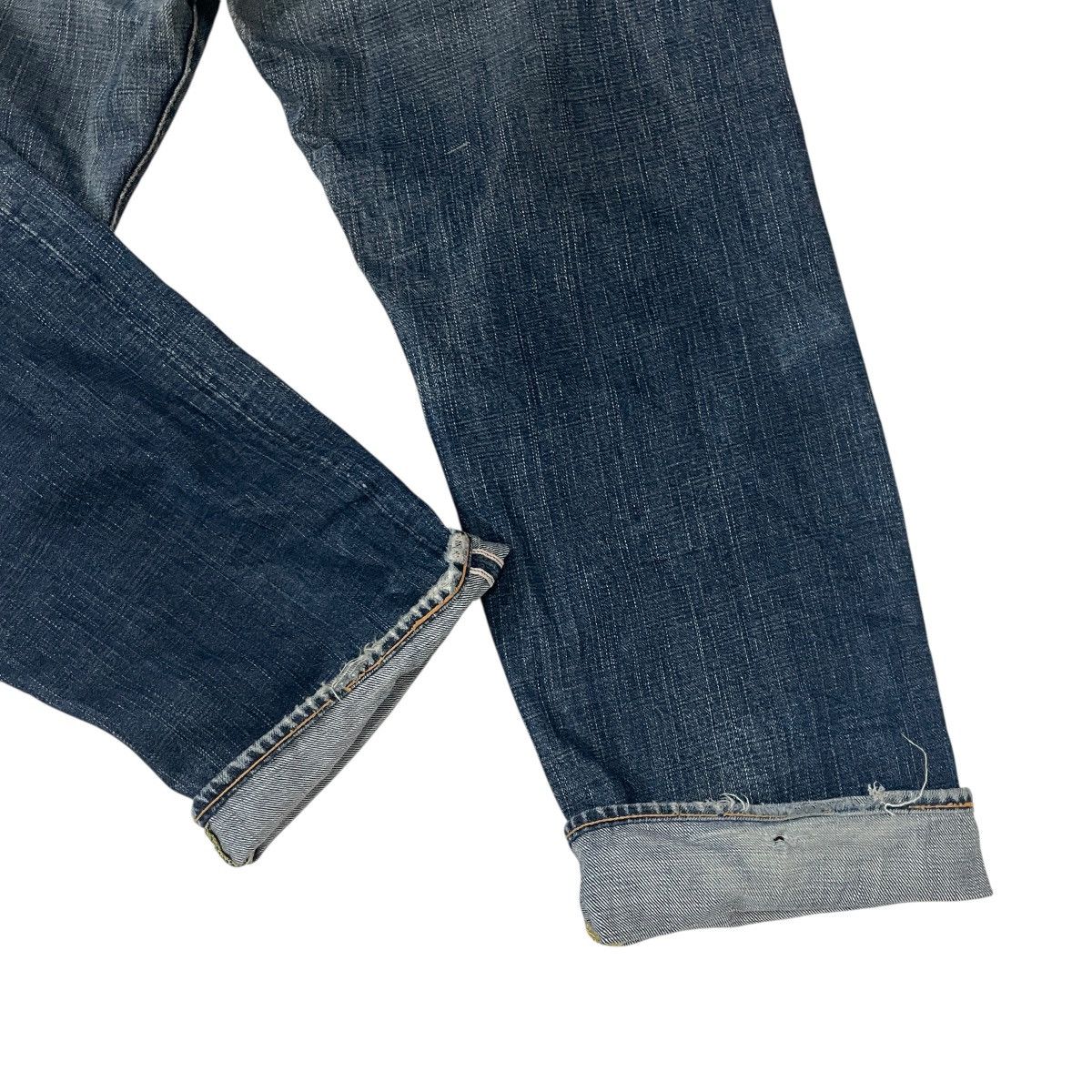 Evisu Vintage Evisu Distressed Redline Denim Jeans Size US 34 / EU 50 - 4 Thumbnail