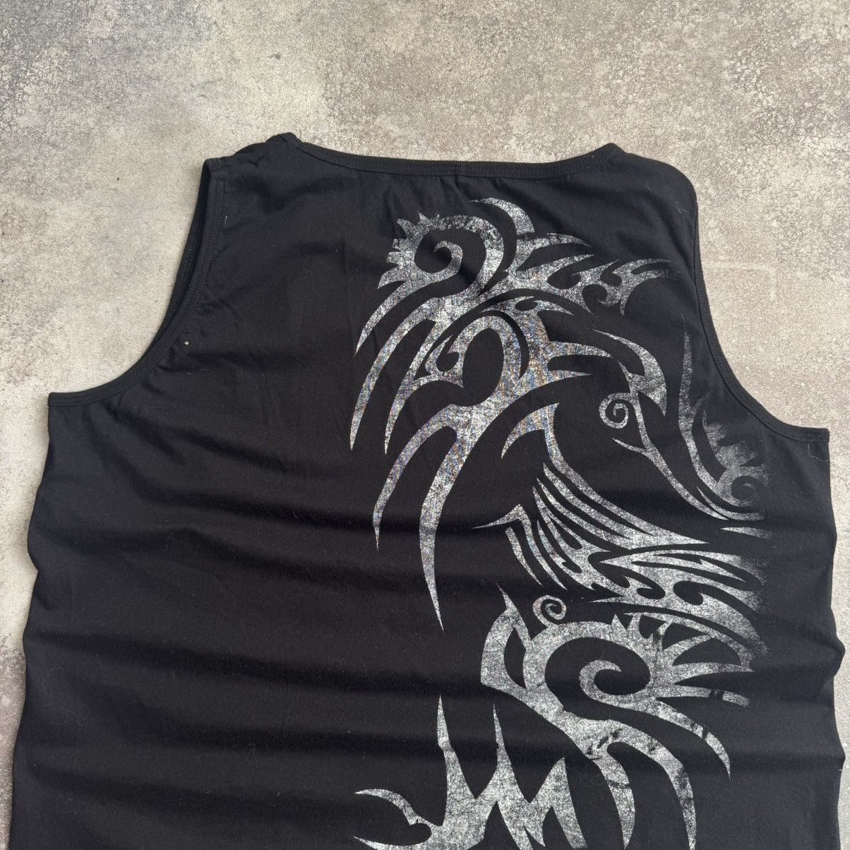 If Six Was Nine Tribal Vintage Y2K Goth Tank Top (Affliction vibe) Size XL / US 12-14 / IT 48-50 - 6 Thumbnail