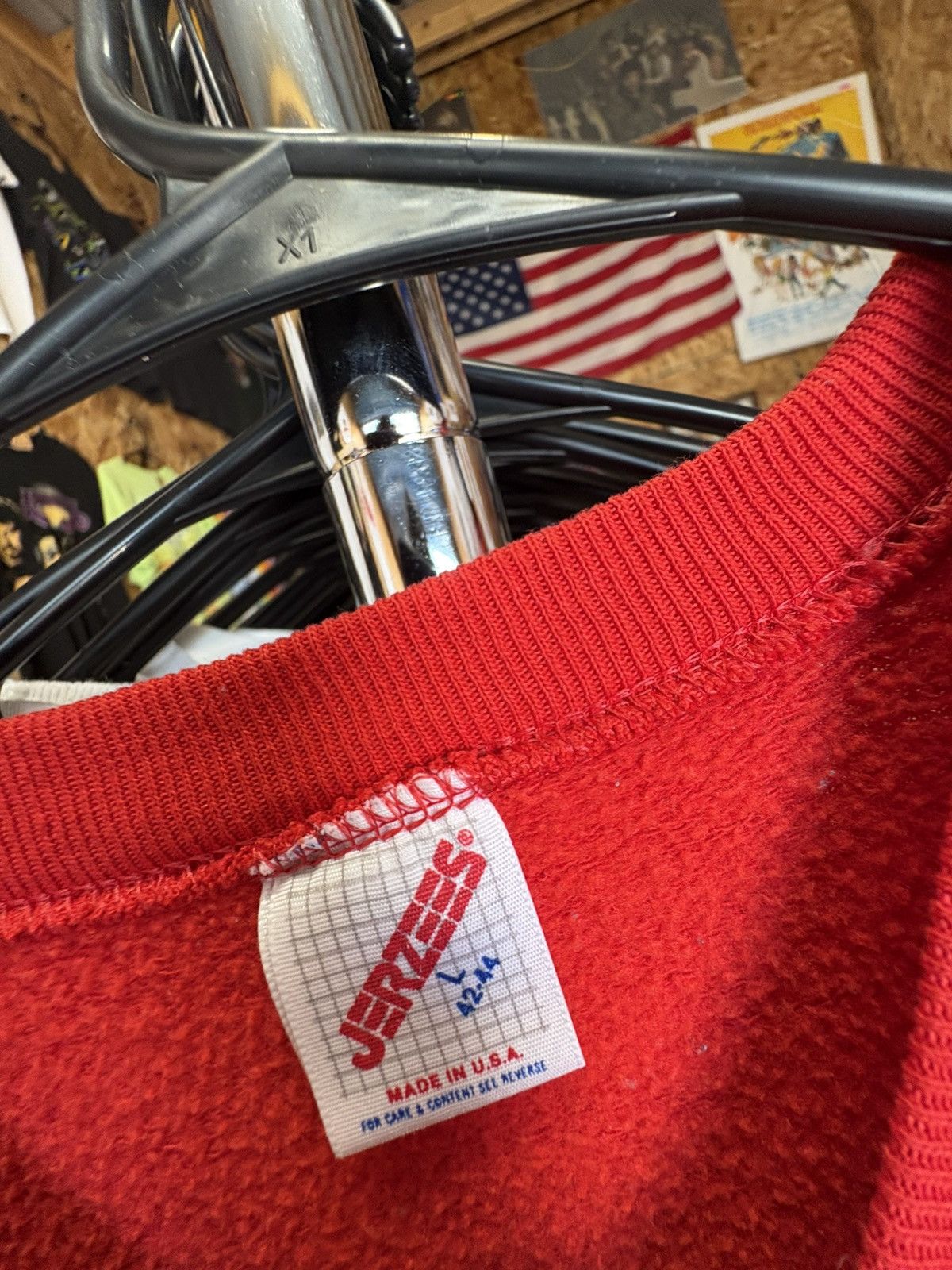 Jerzees Vintage Hunter Crewneck Sweatshirt Size US L / EU 52-54 / 3 - 3 Thumbnail