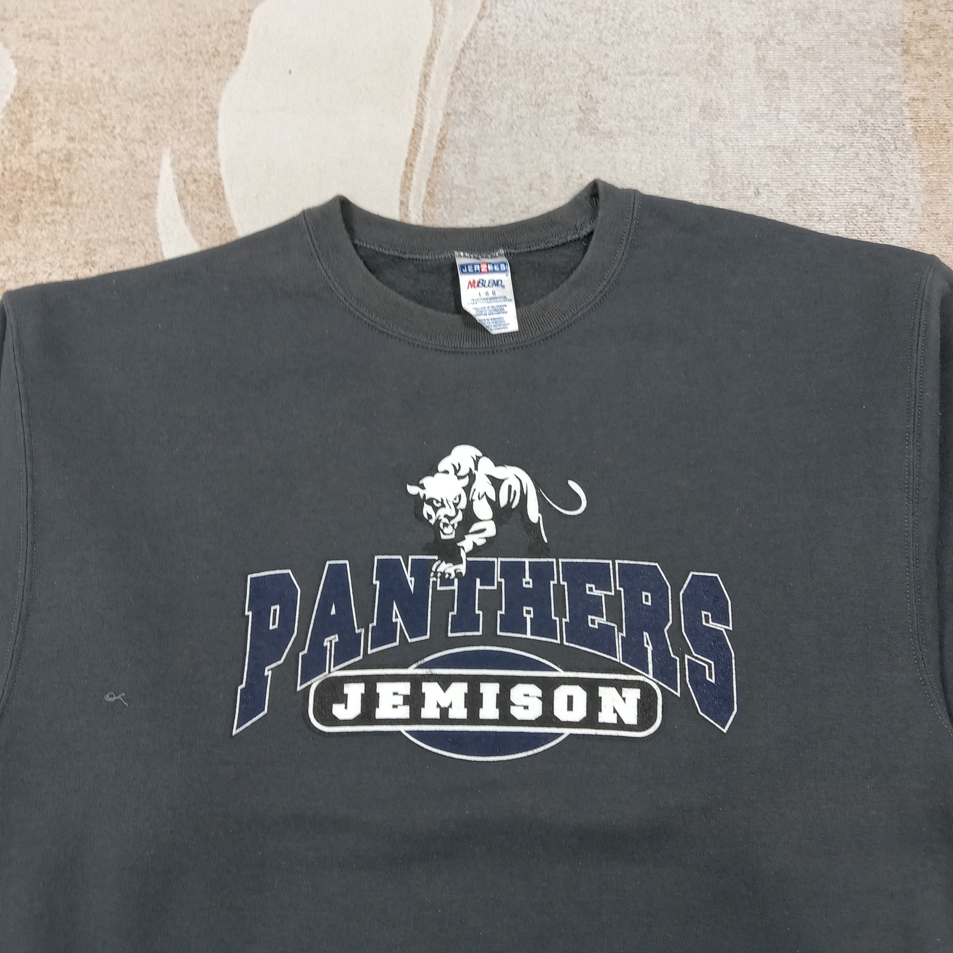 Jerzees Panthers D'Shawn Jamison Football Sweatshirt C270N3 Size US L / EU 52-54 / 3 - 2 Thumbnail