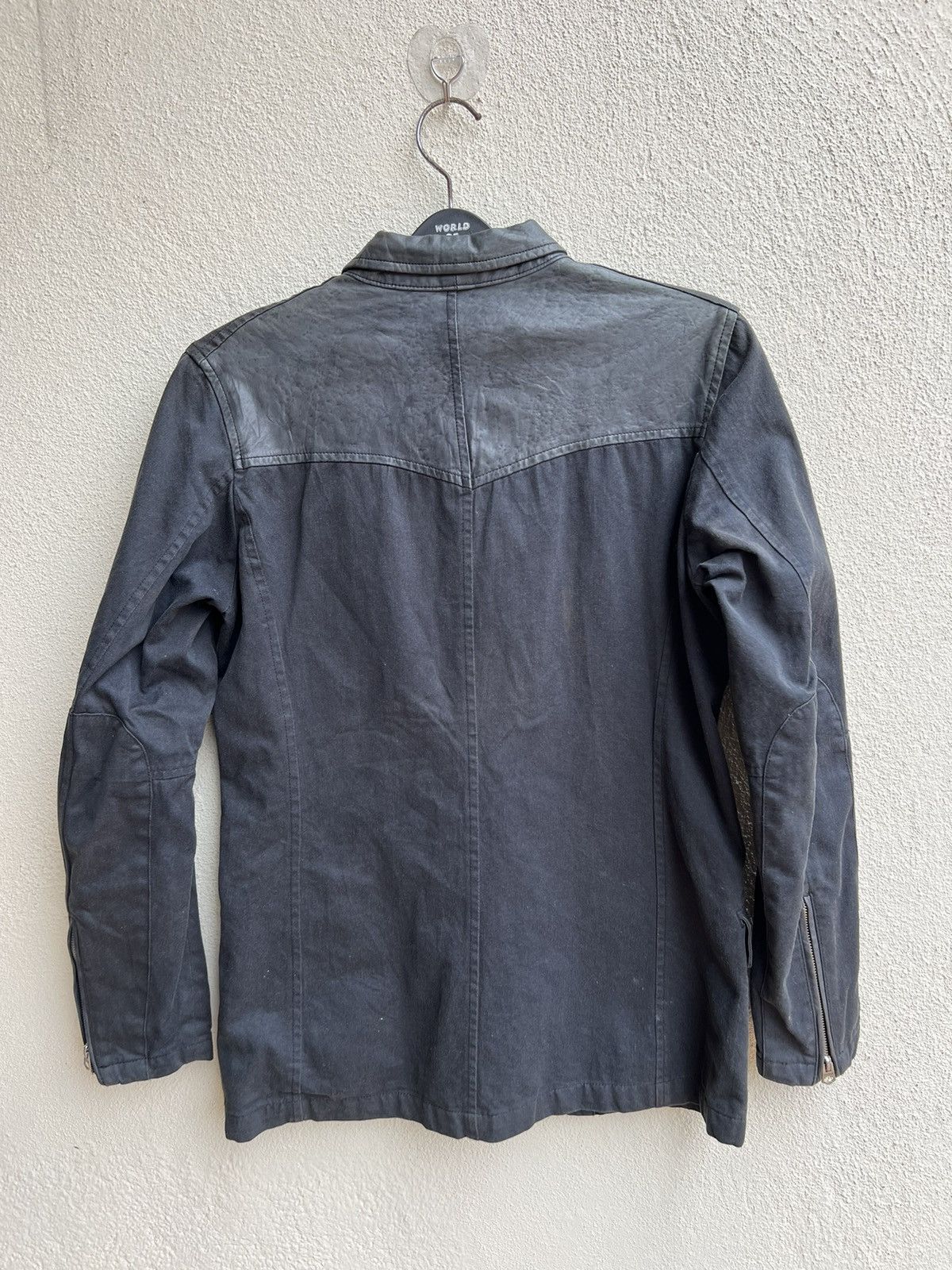 Redmoon Red Moon Japan Hybrid Leather Waxed Coat Jacket Size US S / EU 44-46 / 1 - 14 Thumbnail