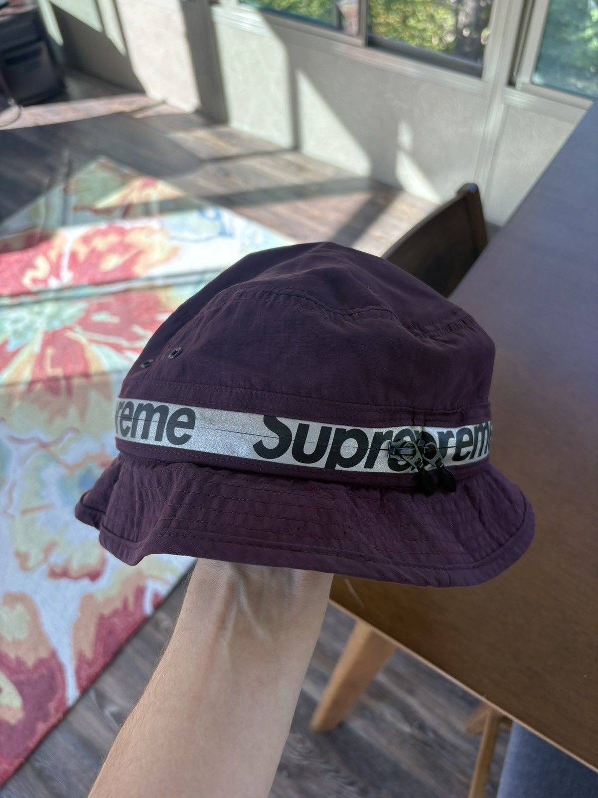 Supreme Supreme SS22 Fat Tip Jacquard Denim Crusher M/L | Grailed