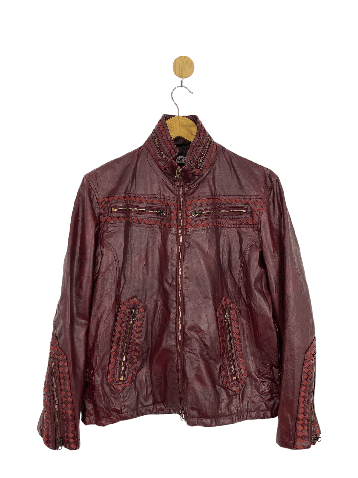 Japanese Brand × Vintage Vintage Japanese Avant Garde Leather Jacket Size US L / EU 52-54 / 3 - 1 Thumbnail