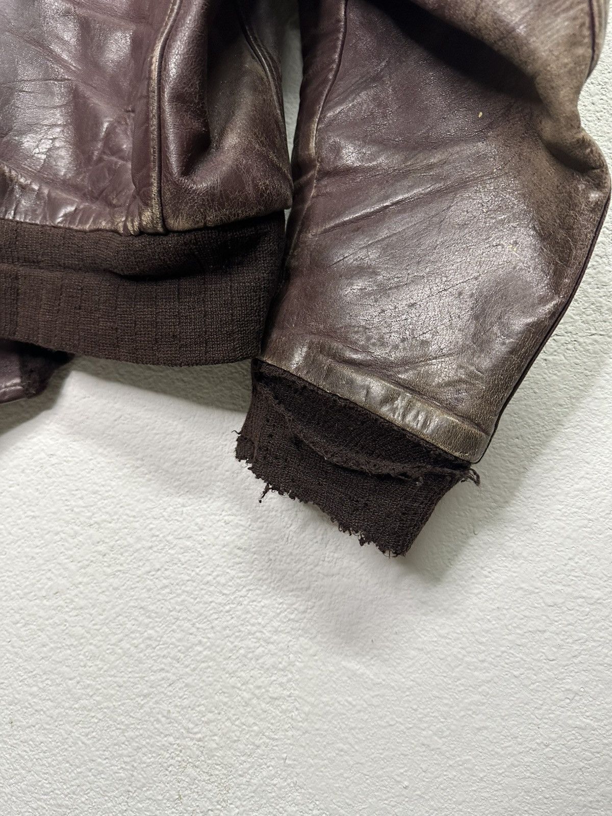 Vintage 1950’s True Vintage Leather Jacket Size US XL / EU 56 / 4 - 6 Thumbnail