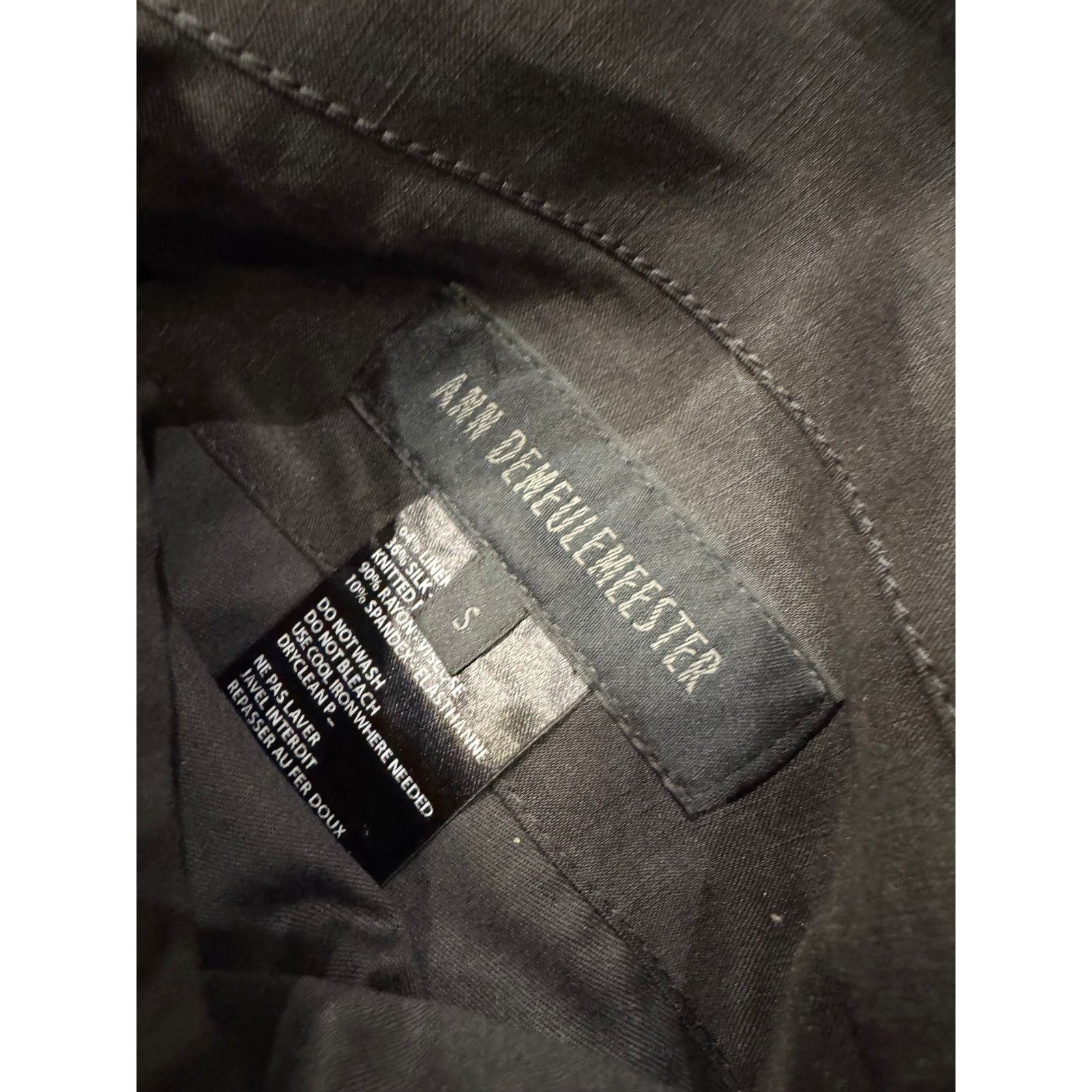 Ann Demeulemeester 2010s Ann Demeulemeester reversible bomber jacket Size US S / EU 44-46 / 1 - 6 Thumbnail
