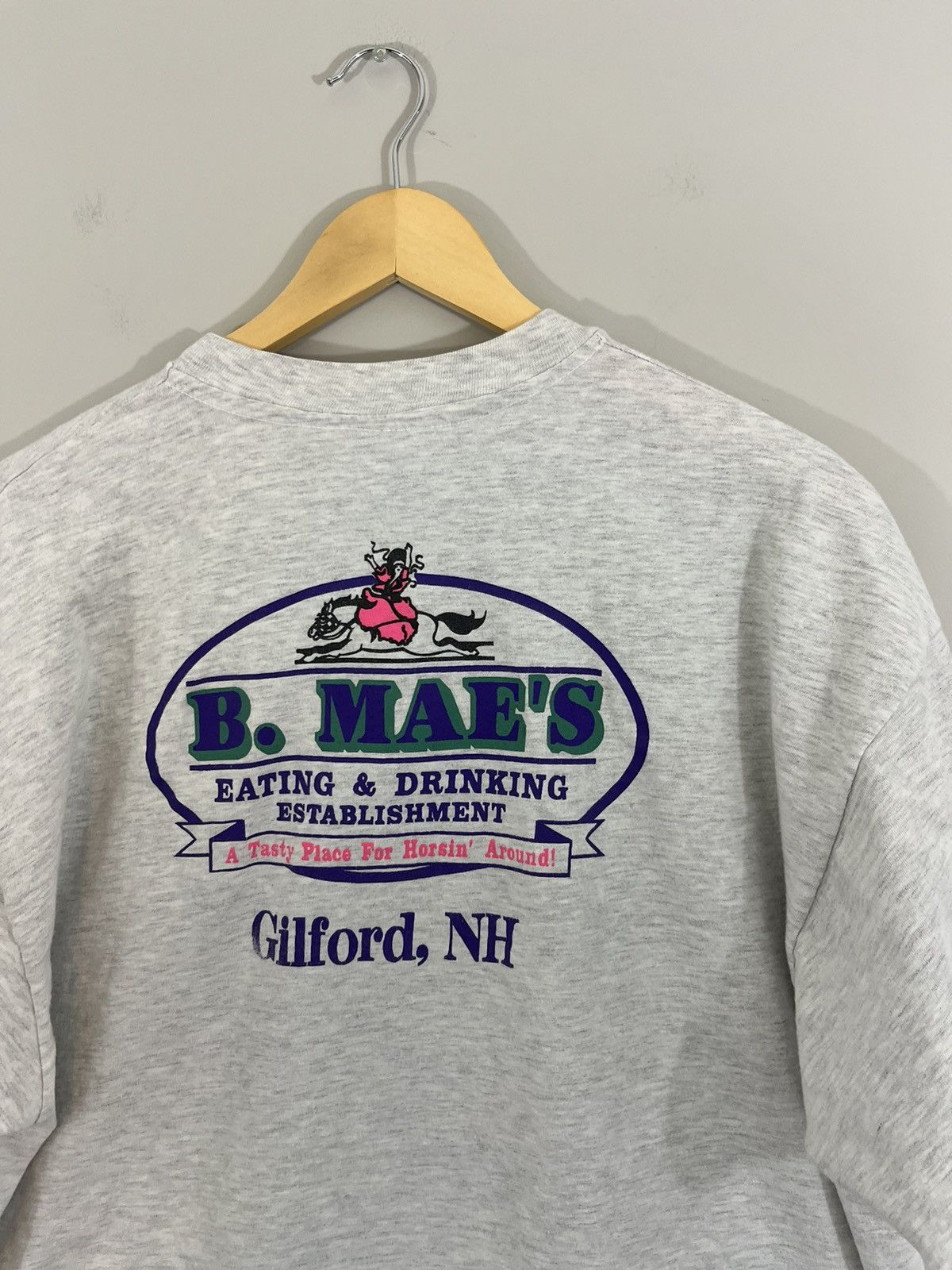 Vintage Single Stitch Vintage New Hampshire Bar Tee Size US XL / EU 56 / 4 - 3 Thumbnail