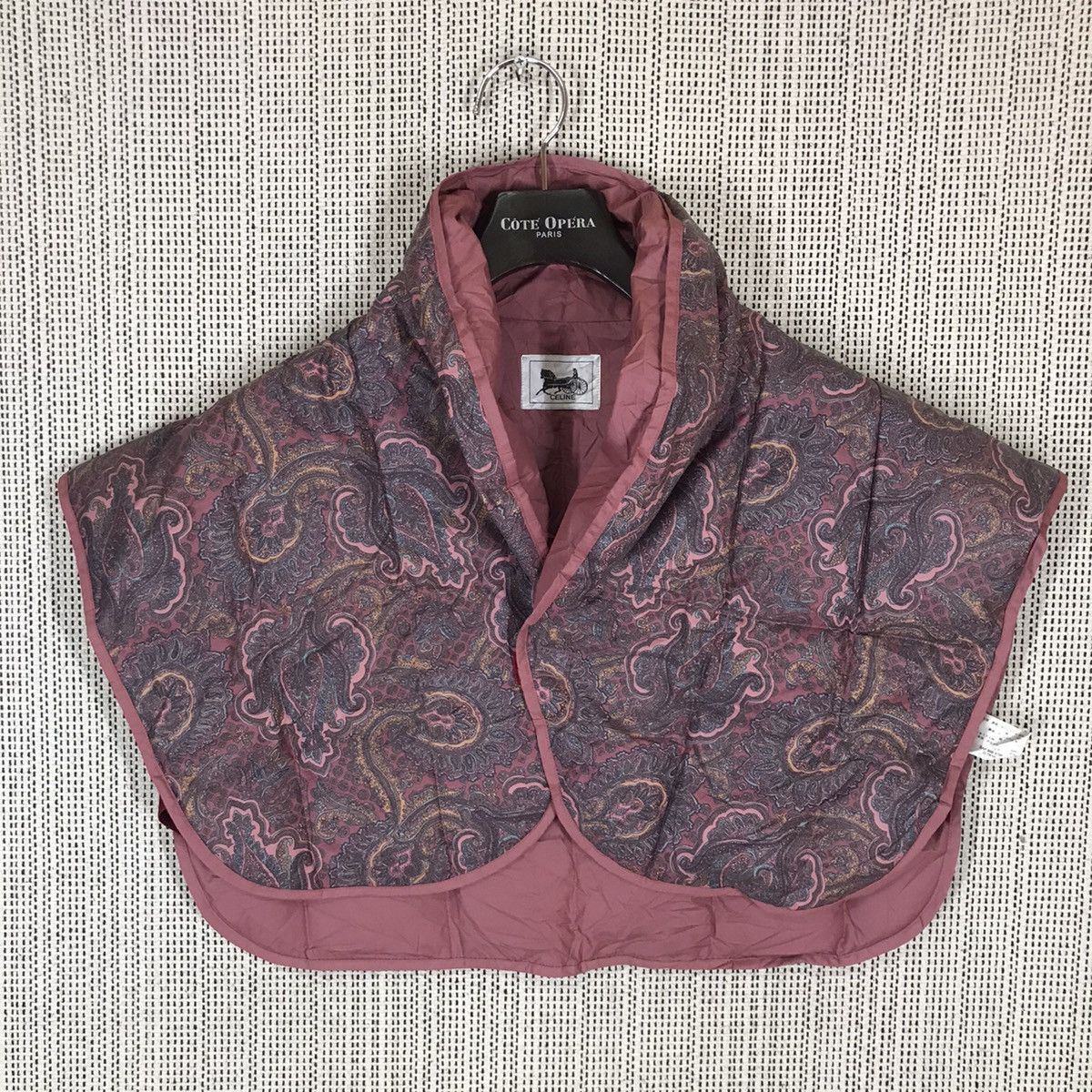 Celine × Vintage ‼️VTG CELINE PRAISLEY BANDANA PUFFER VEST NICE DESIGN‼️ Size US M / EU 48-50 / 2 - 1 Thumbnail