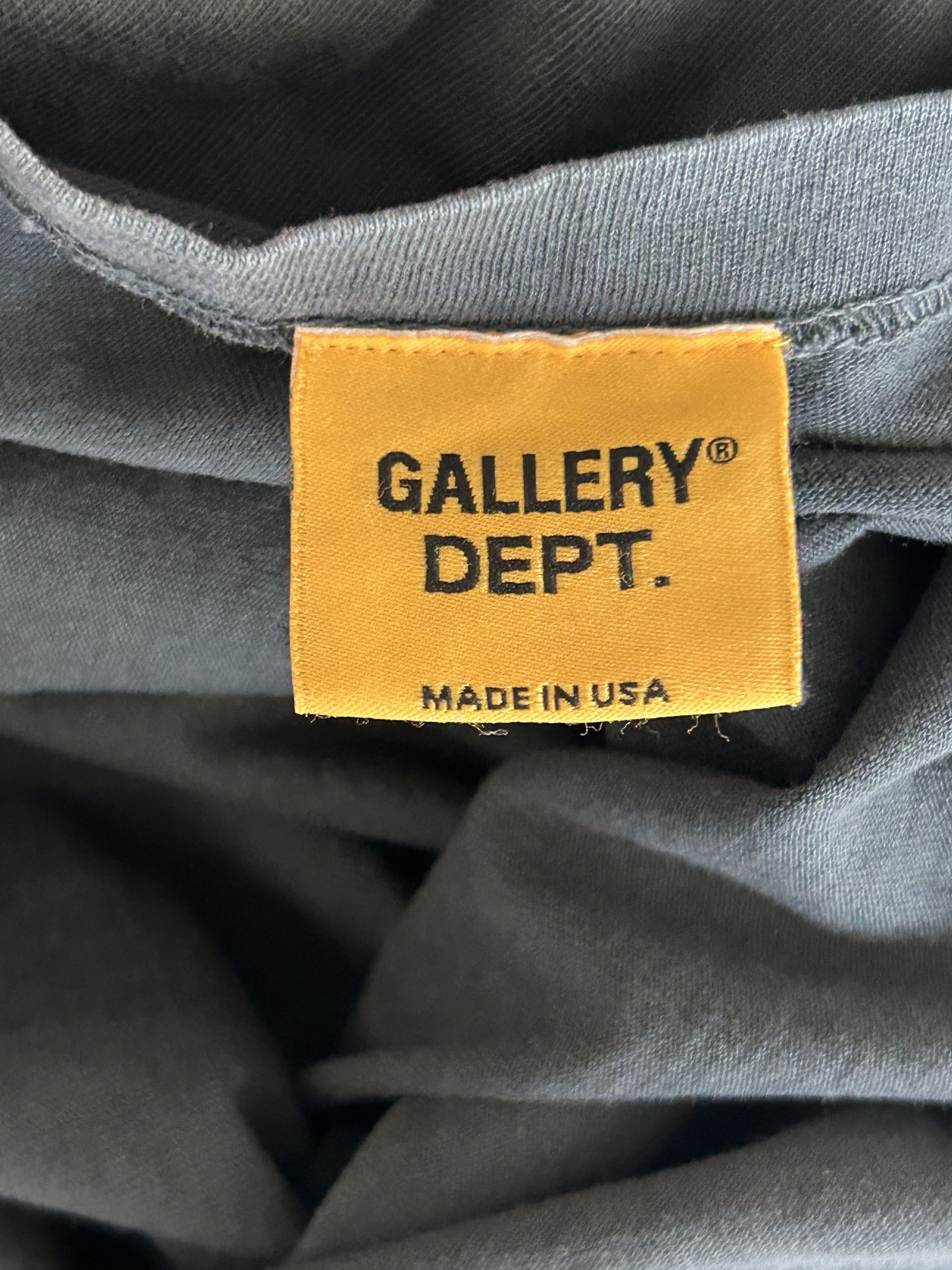 Gallery Dept. Vintage Black House Of Horrors Logo Distressed T-Shirt Size US S / EU 44-46 / 1 - 3 Thumbnail