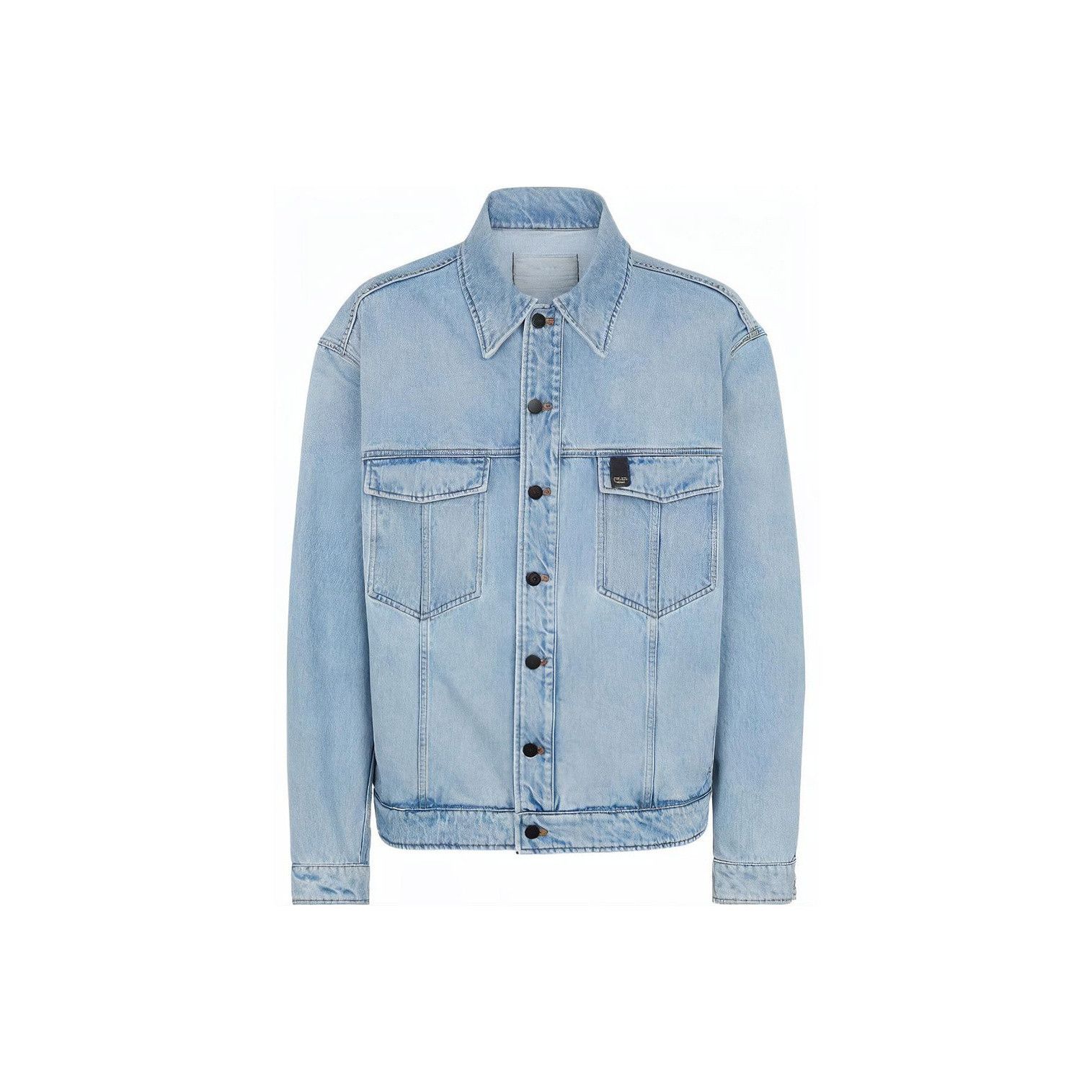 Fendi Fendi Logo Patch Denim Jacket Size M Size US M / EU 48-50 / 2 - 1 Thumbnail