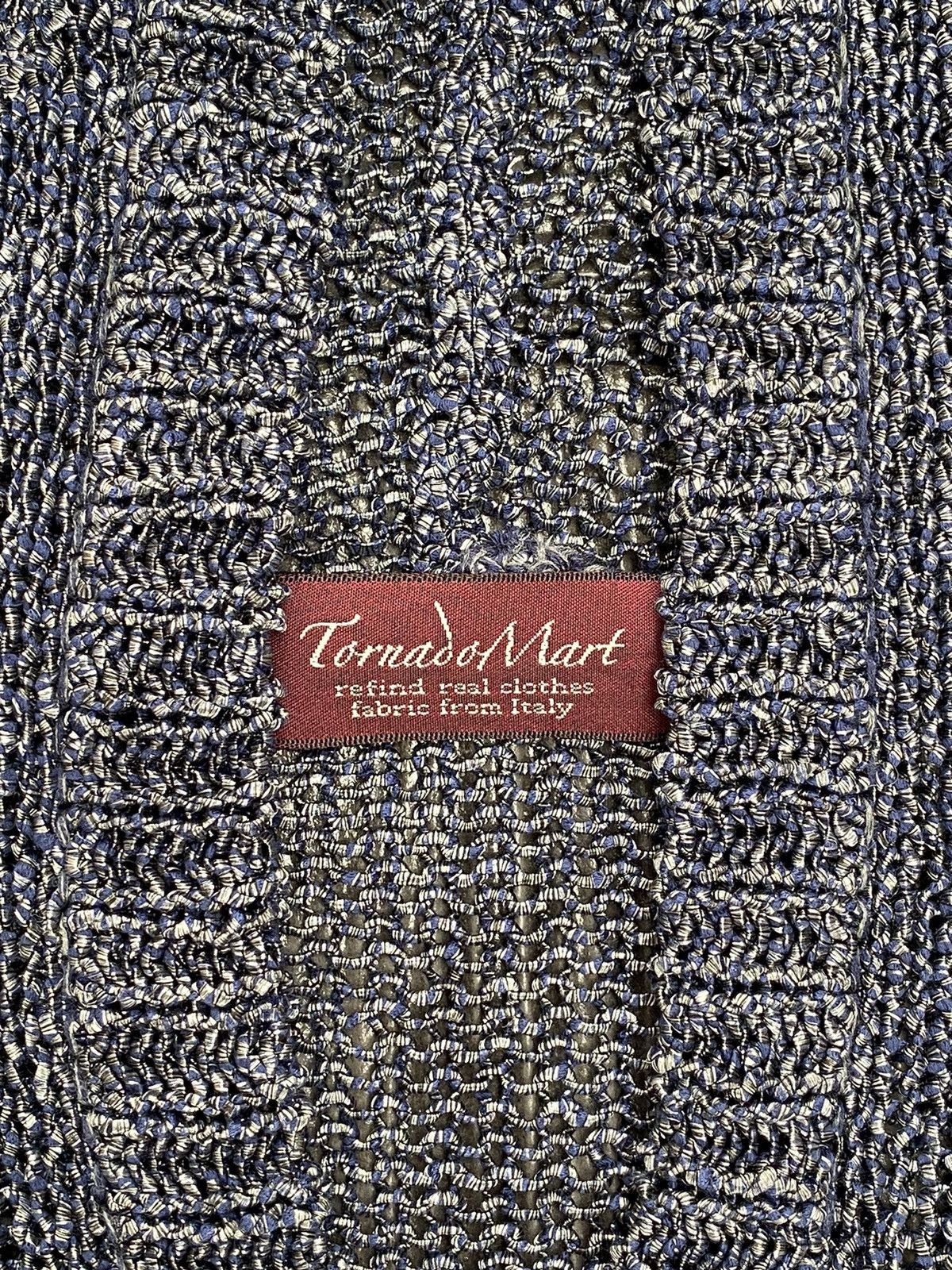 Tornado Mart Tornado Mart Cable Stitch/Fish Net Metal Blue Hooded Size US L / EU 52-54 / 3 - 5 Thumbnail