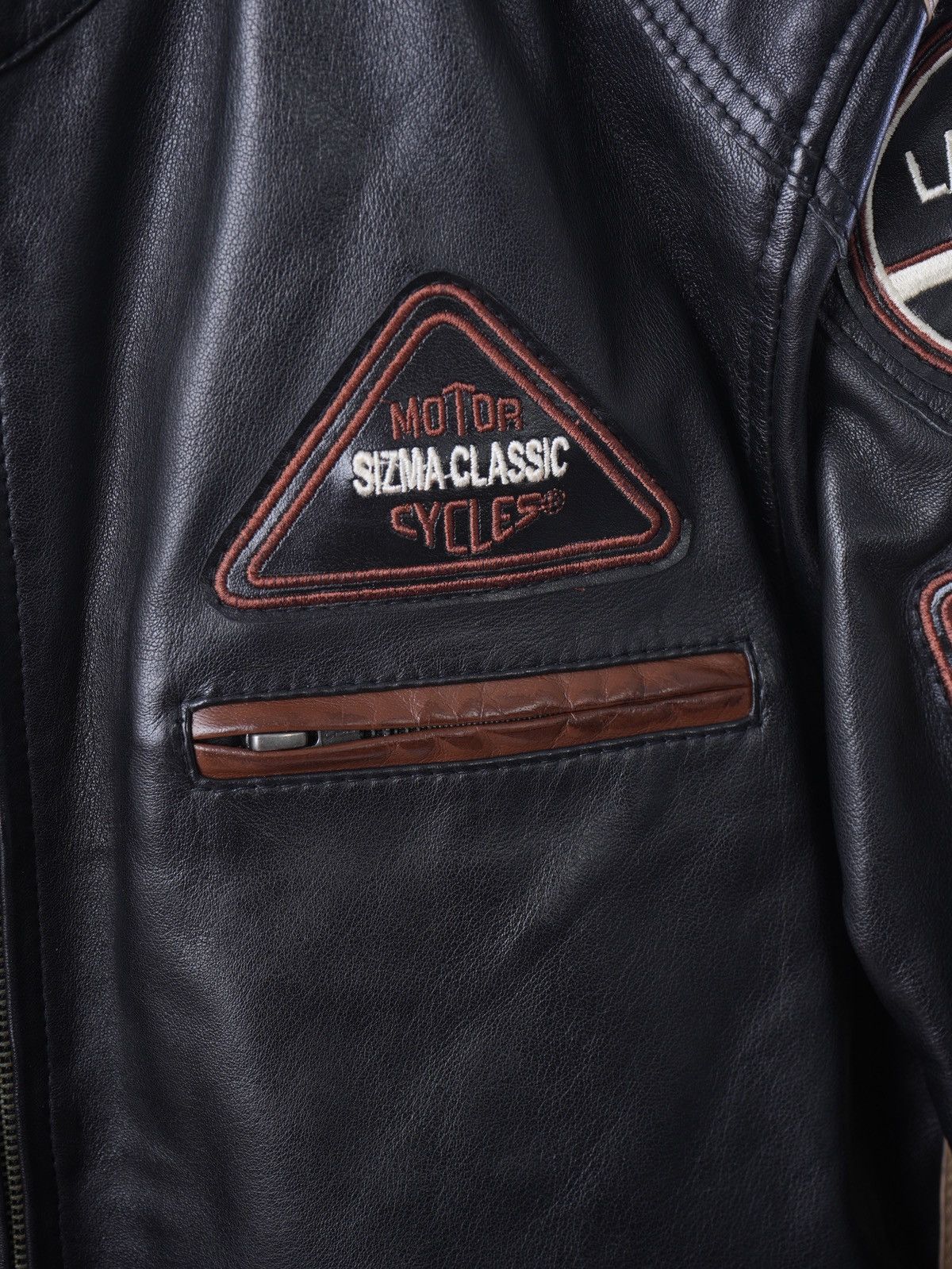 Other Racing Leather Jacket Sizma London L Size US L / EU 52-54 / 3 - 3 Thumbnail