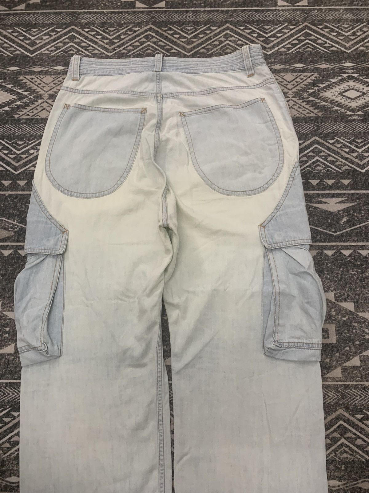 Issey Miyake 90s TSUMORI CHISATO BAGGY MULTIPOCKET JEANS Size US 31 - 13 Thumbnail