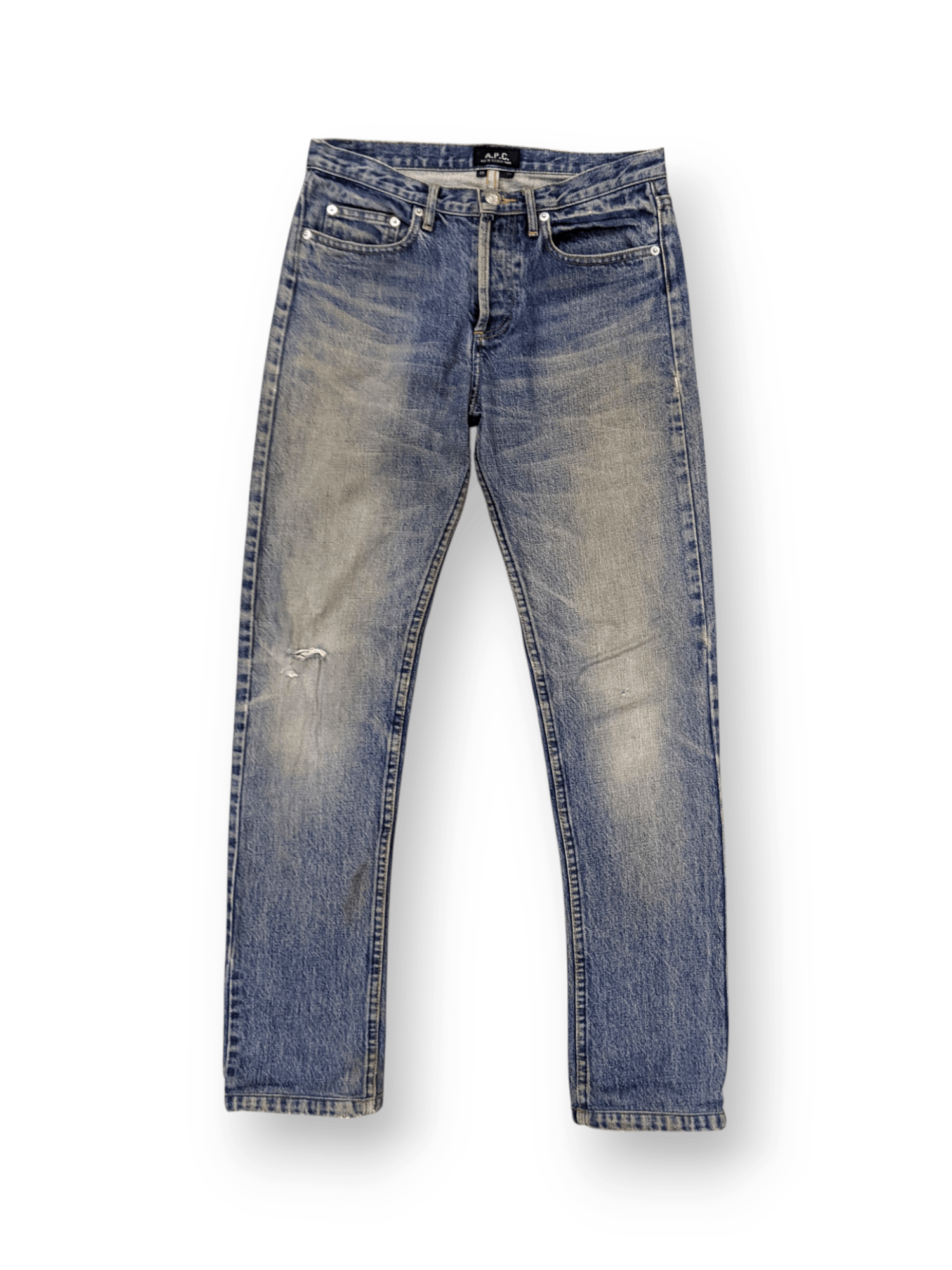 A.P.C. A.P.C Wishkers Distressed Denim Size US 26 / EU 42 - 1 Thumbnail