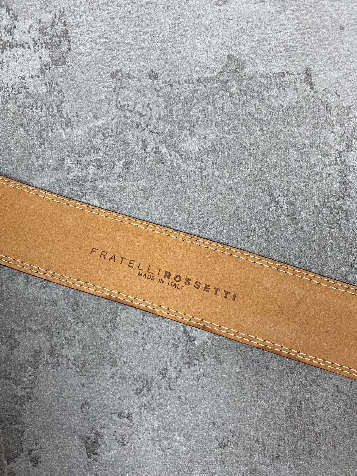 Fratelli Rossetti Brown leather belt made in Italy Size ONE SIZE - 3 Thumbnail