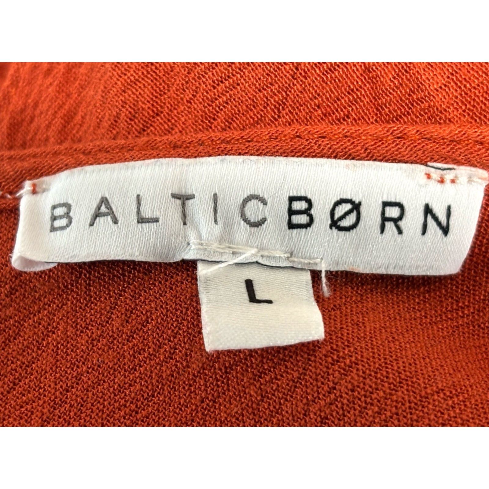 Born Baltic Born Jennifer Deep V Maxi Dress Burnt Orange Ruffle Lace Trim Sz Large Boho Womens Maxi Dress Size L / US 10 / IT 46 - 7 Thumbnail