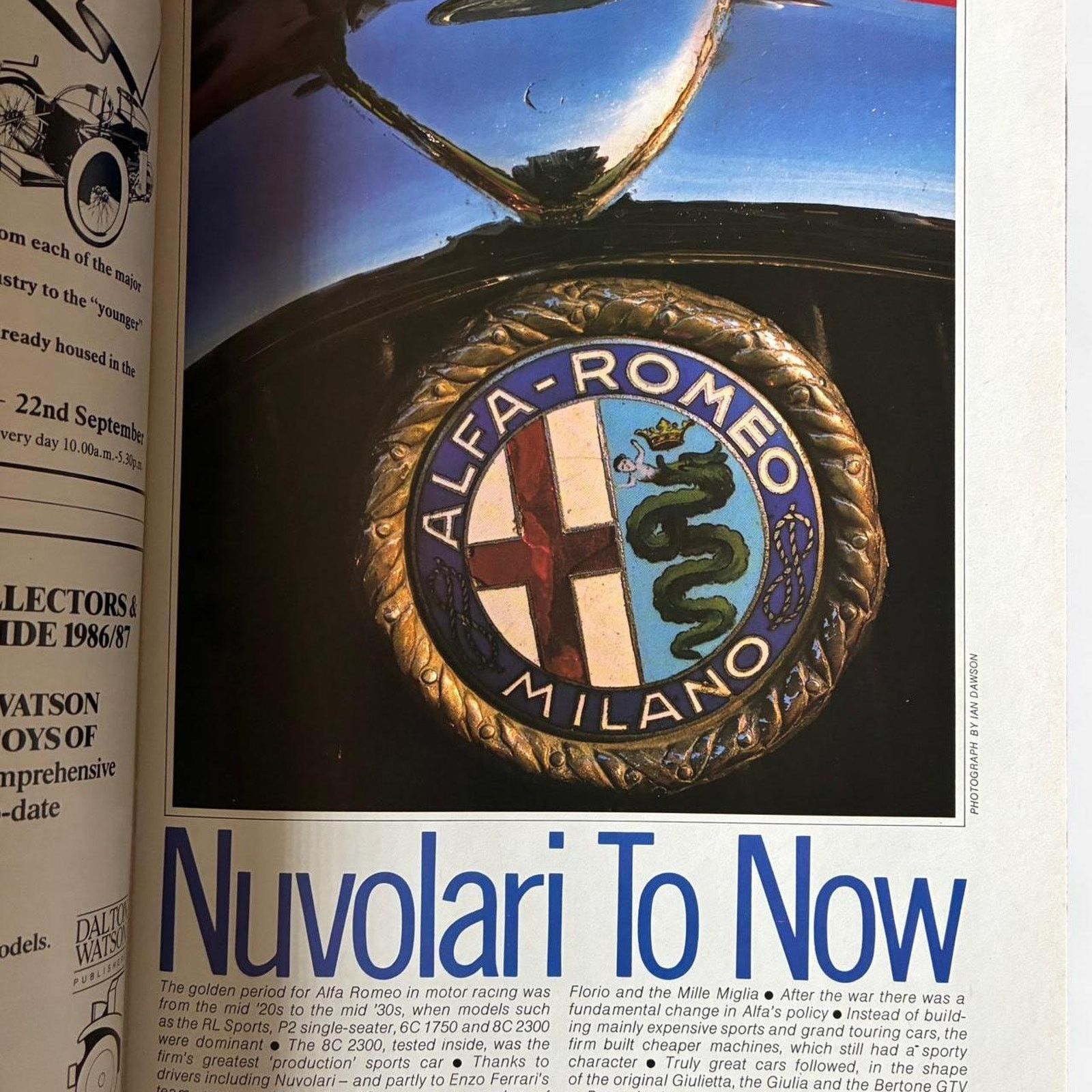 Ferrari × Porsche Design × Vintage Supercar Classics magazine DRIVING NUVOLARIS ALFA Romeo Size ONE SIZE - 2 Thumbnail