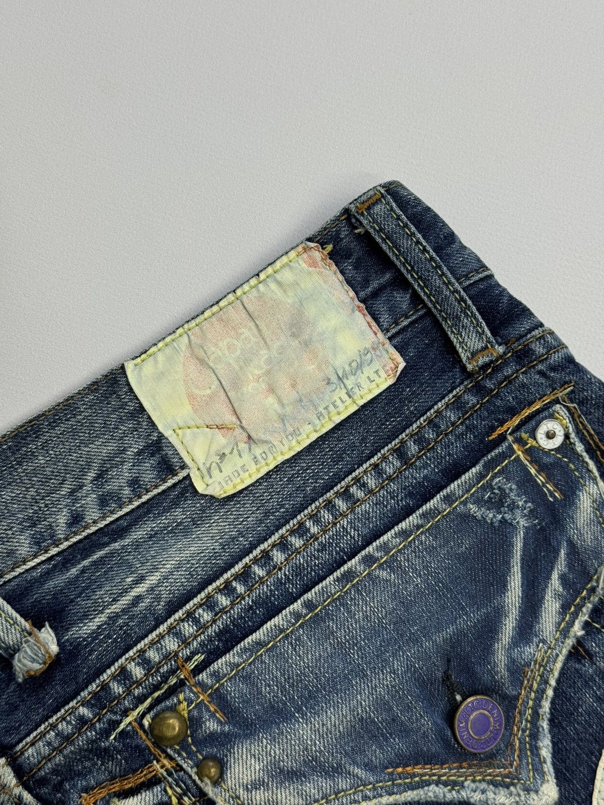 Japan Rags Japan Rags Vintage Wash Denim Japanese Archive Fit Y2K Size US 30 / EU 46 - 11 Thumbnail
